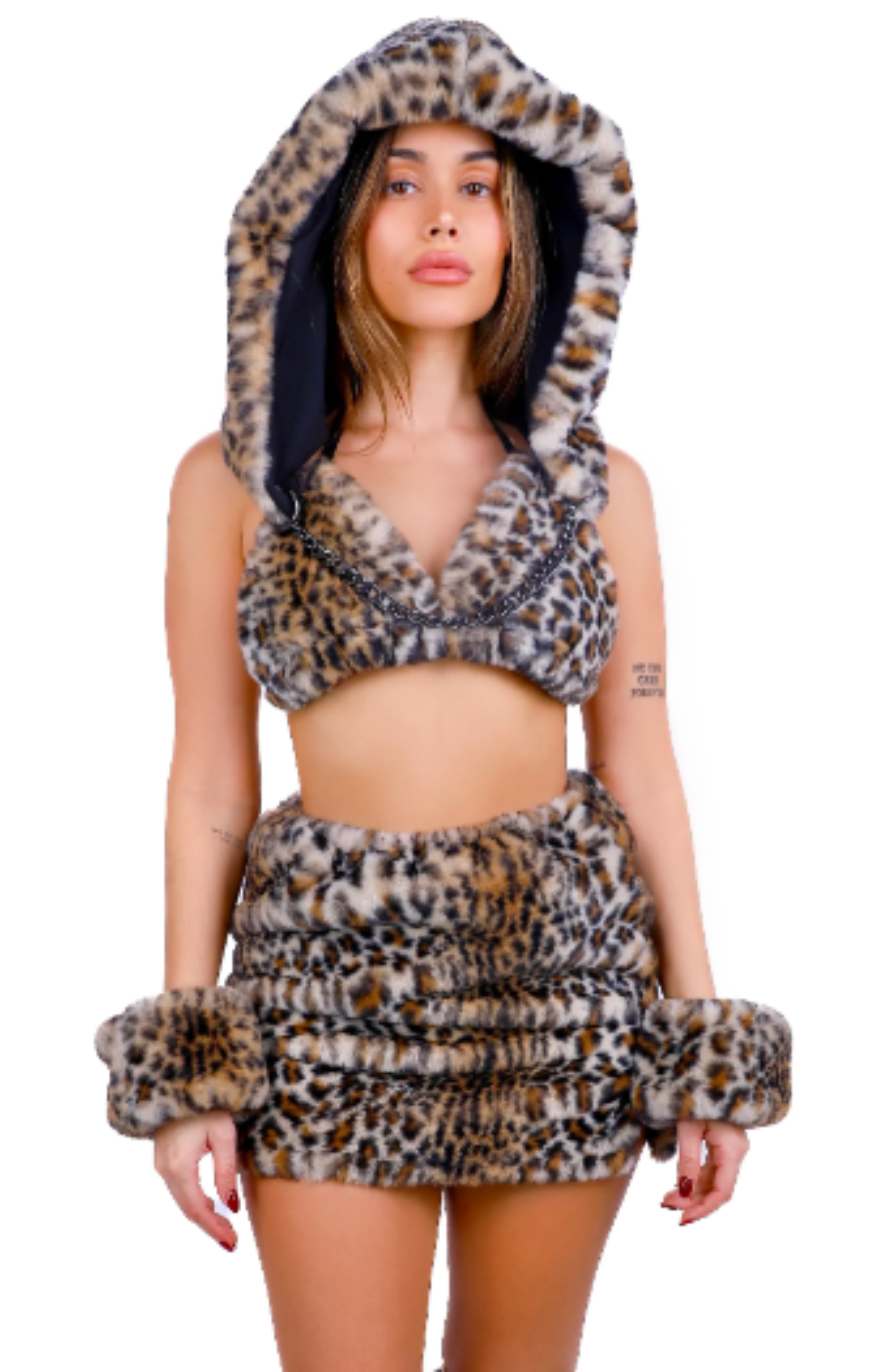 FULL OUTFIT- Fuzzy Leopard Rebel 1.0 (4 pcs)