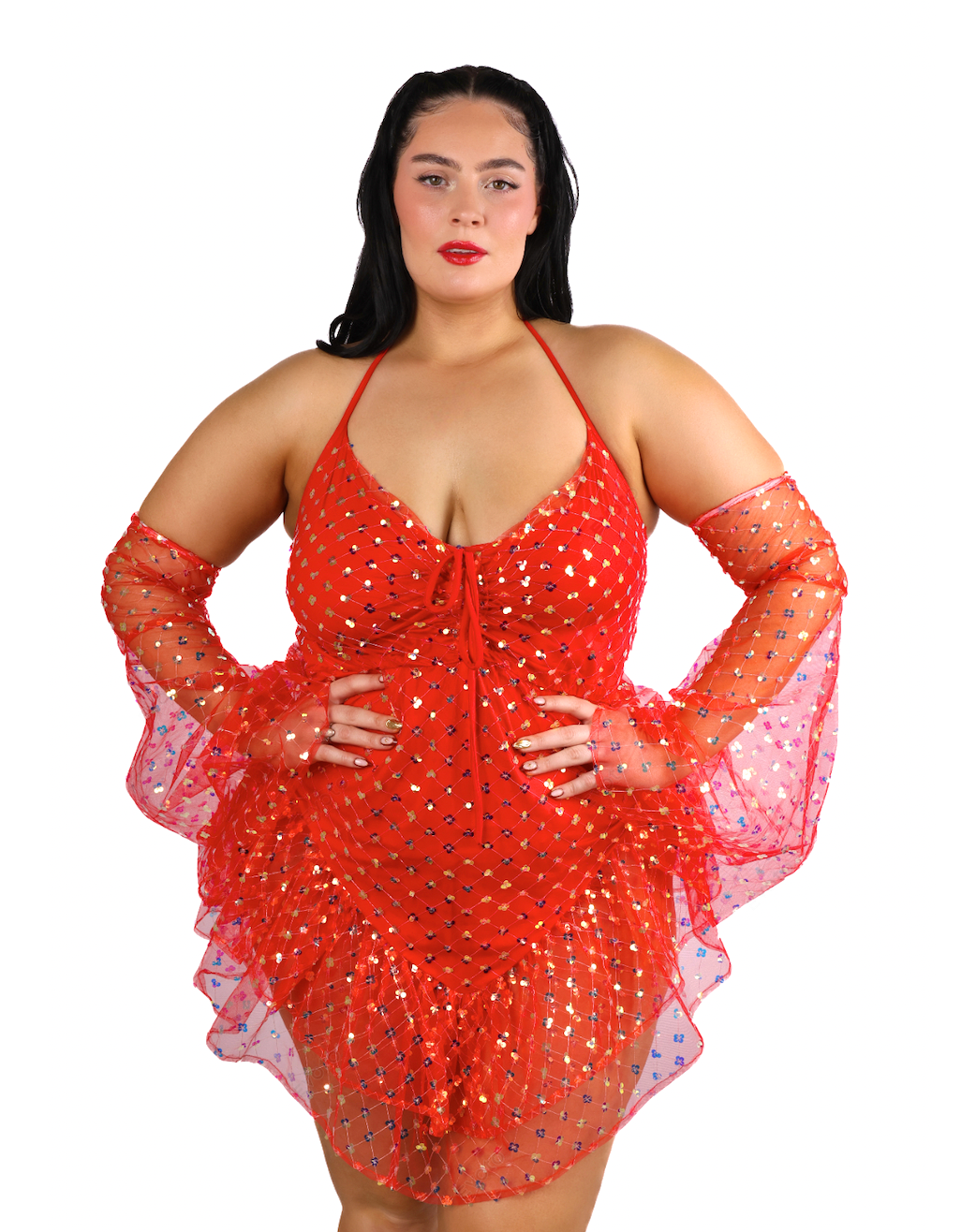 FULL OUTFIT- Ruby Red Angel 2.0 (2 pcs)