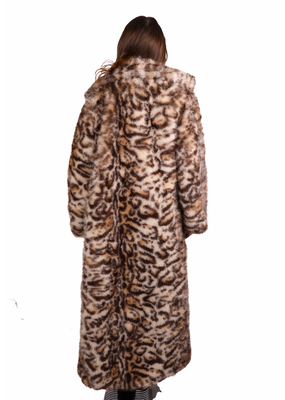 Cosmic Cheetah Fuzzy Jacket