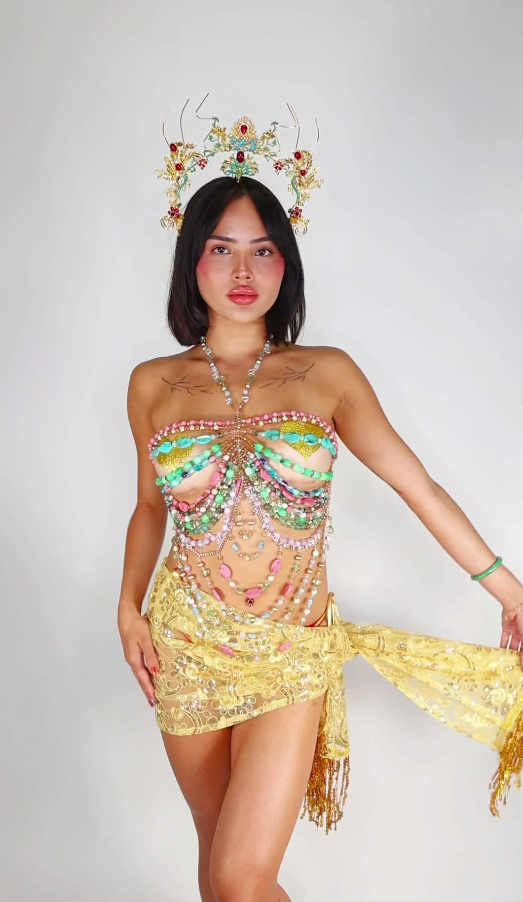 Sacred Bloom Jewelry Top