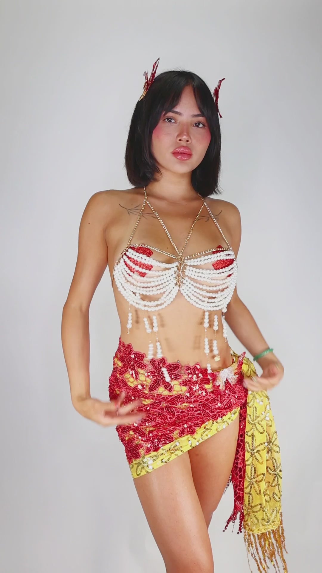 Pearl Rain Jewelry Top