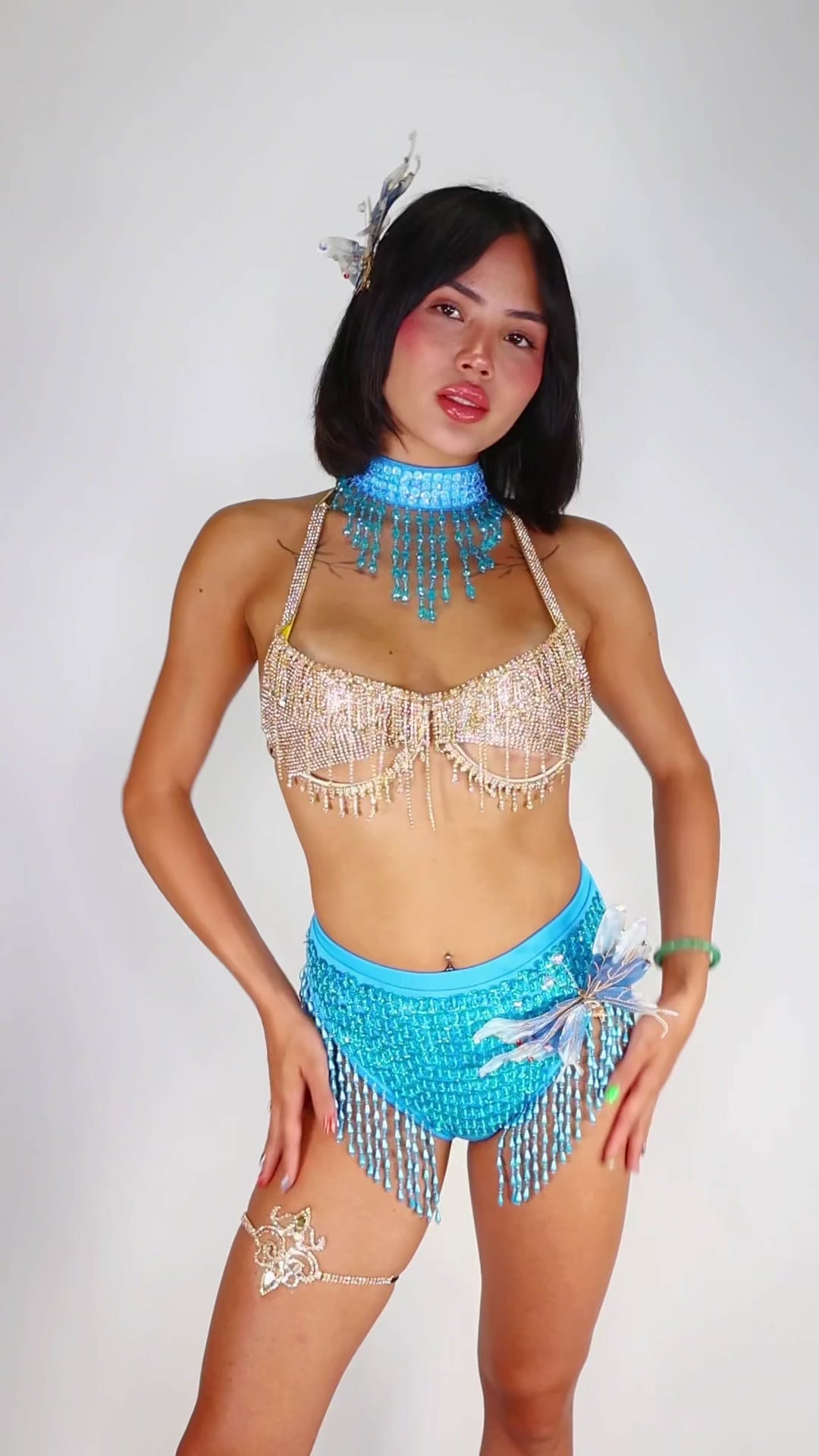 FULL OUTFIT- Pixie Blue Desire Genesis (6 pcs)