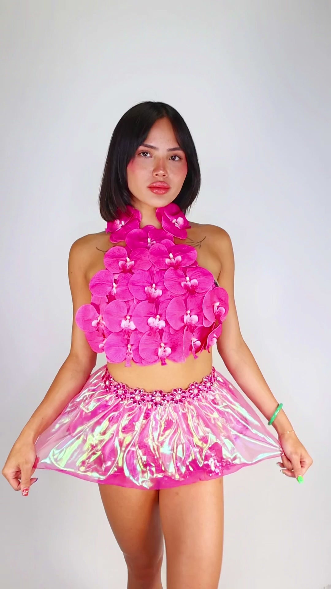 Rose Pink Lotus Flower Top