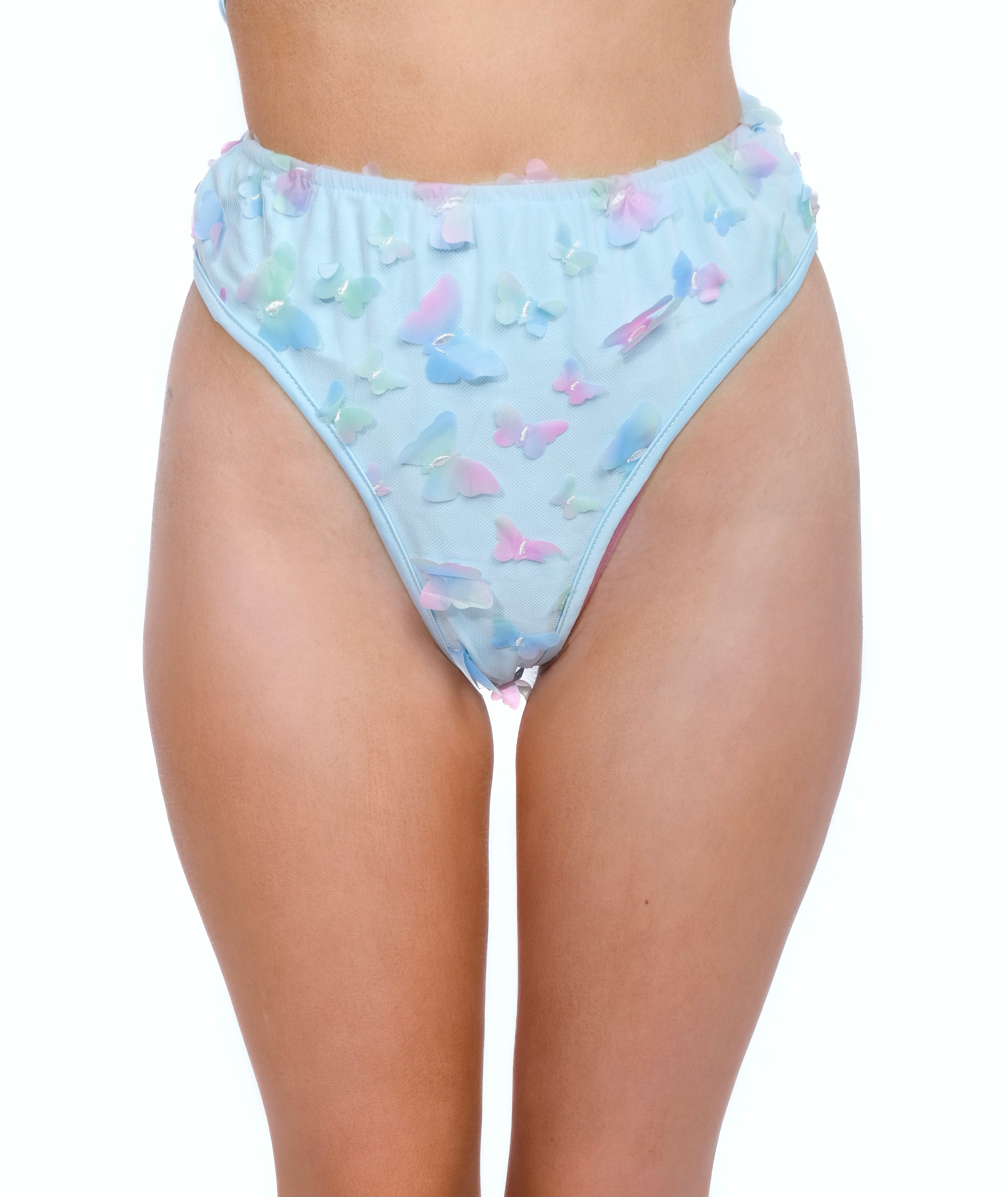 Blue Butterfly 3D Bottoms