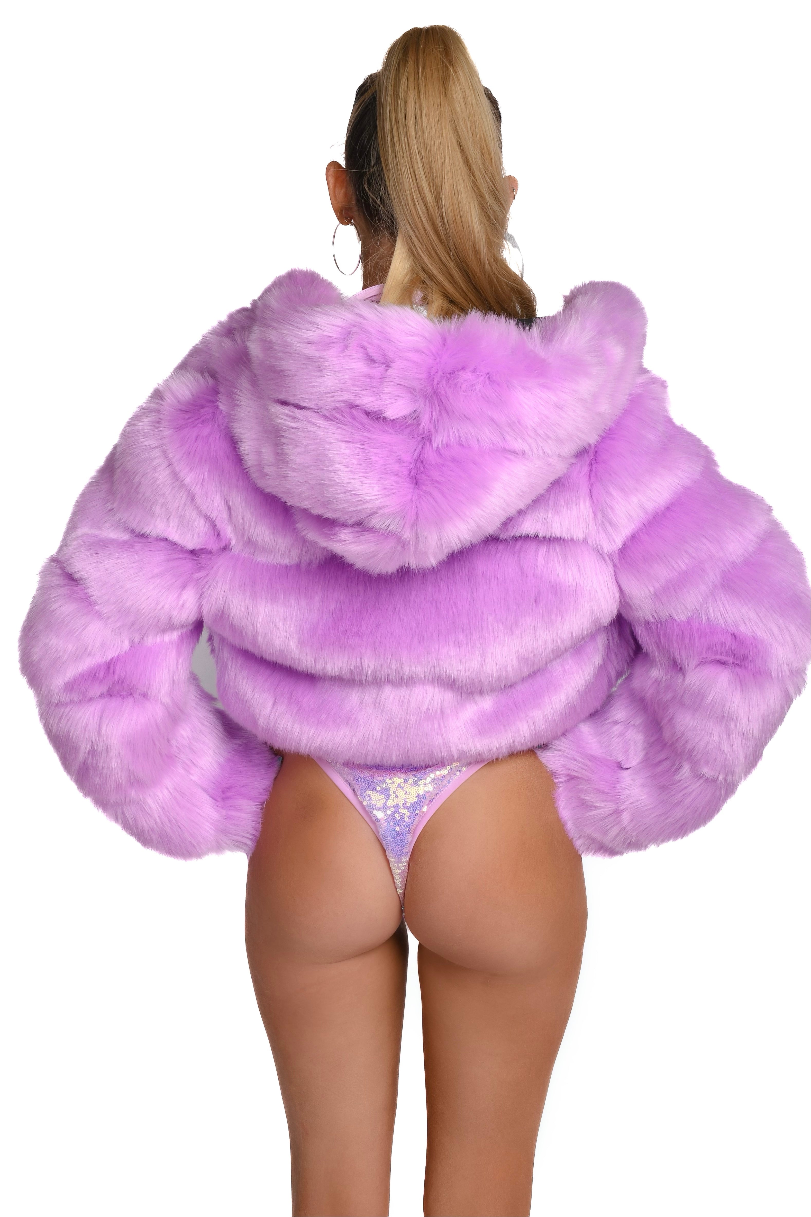 Lilac Puffer Jacket