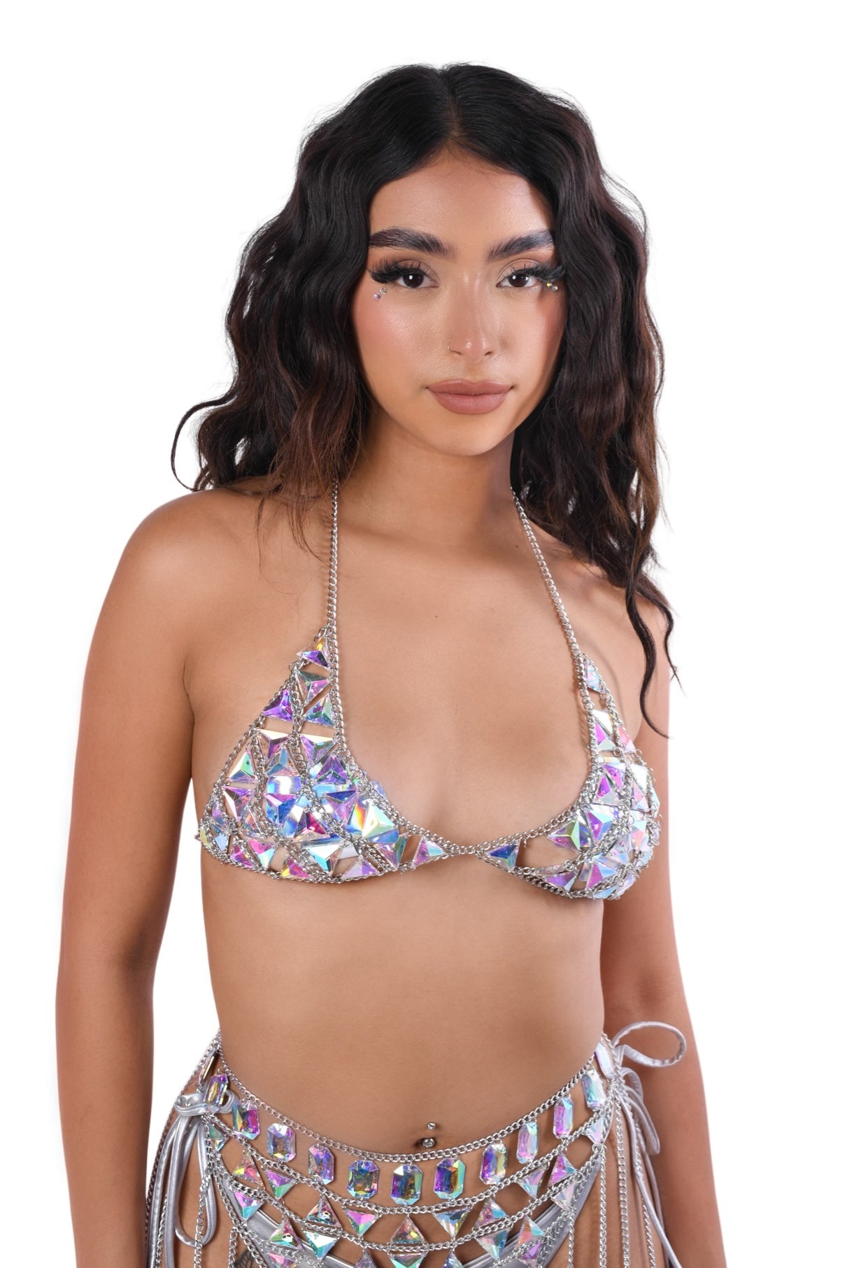 Iridescent Vibes Jewel Top