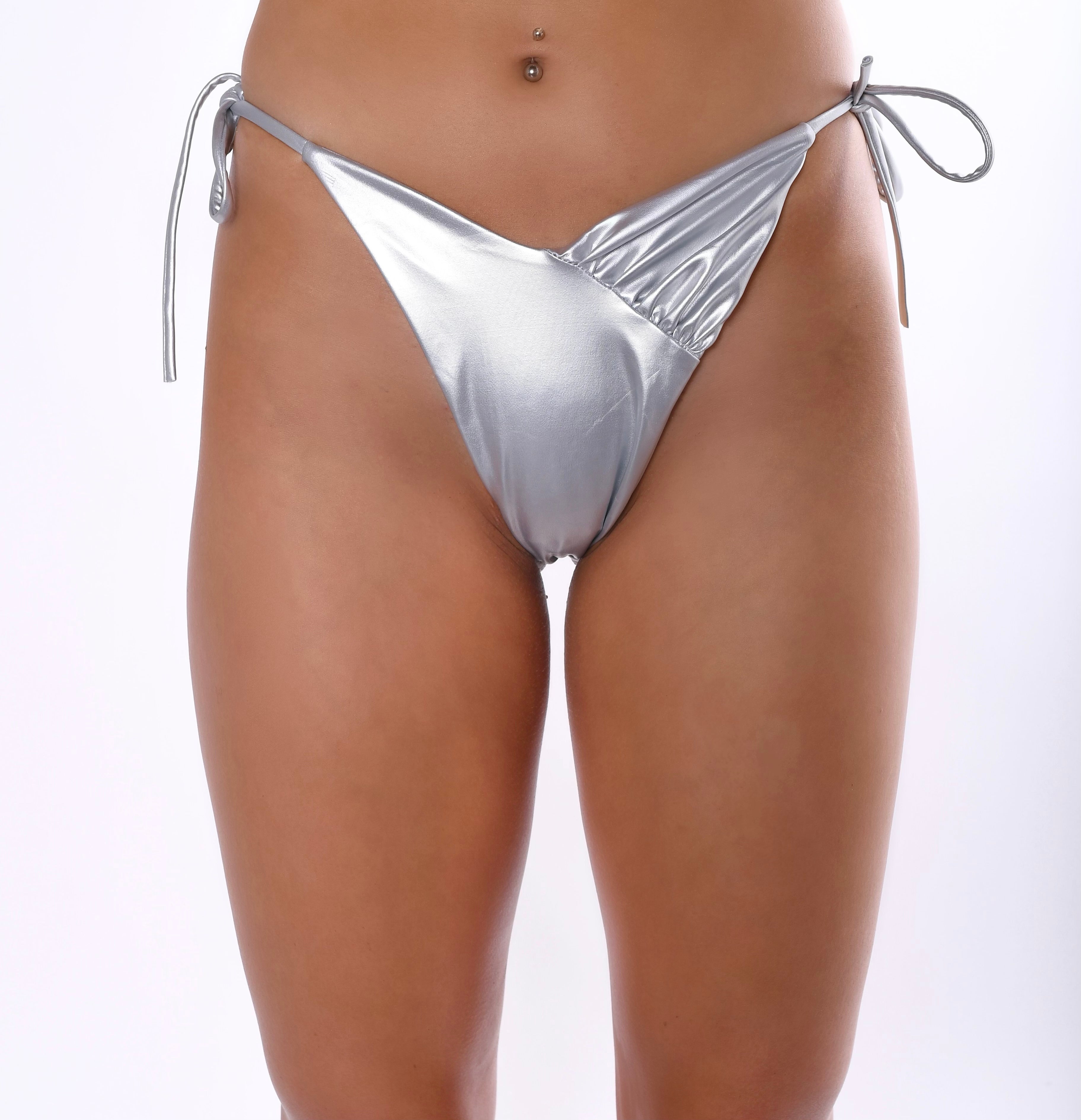 Silver Metallic Bottoms