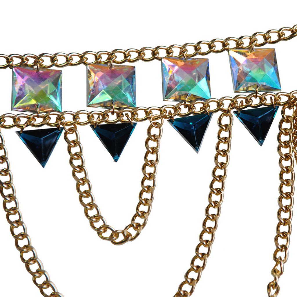 Sparkle Warrior Chain Jewelry Top