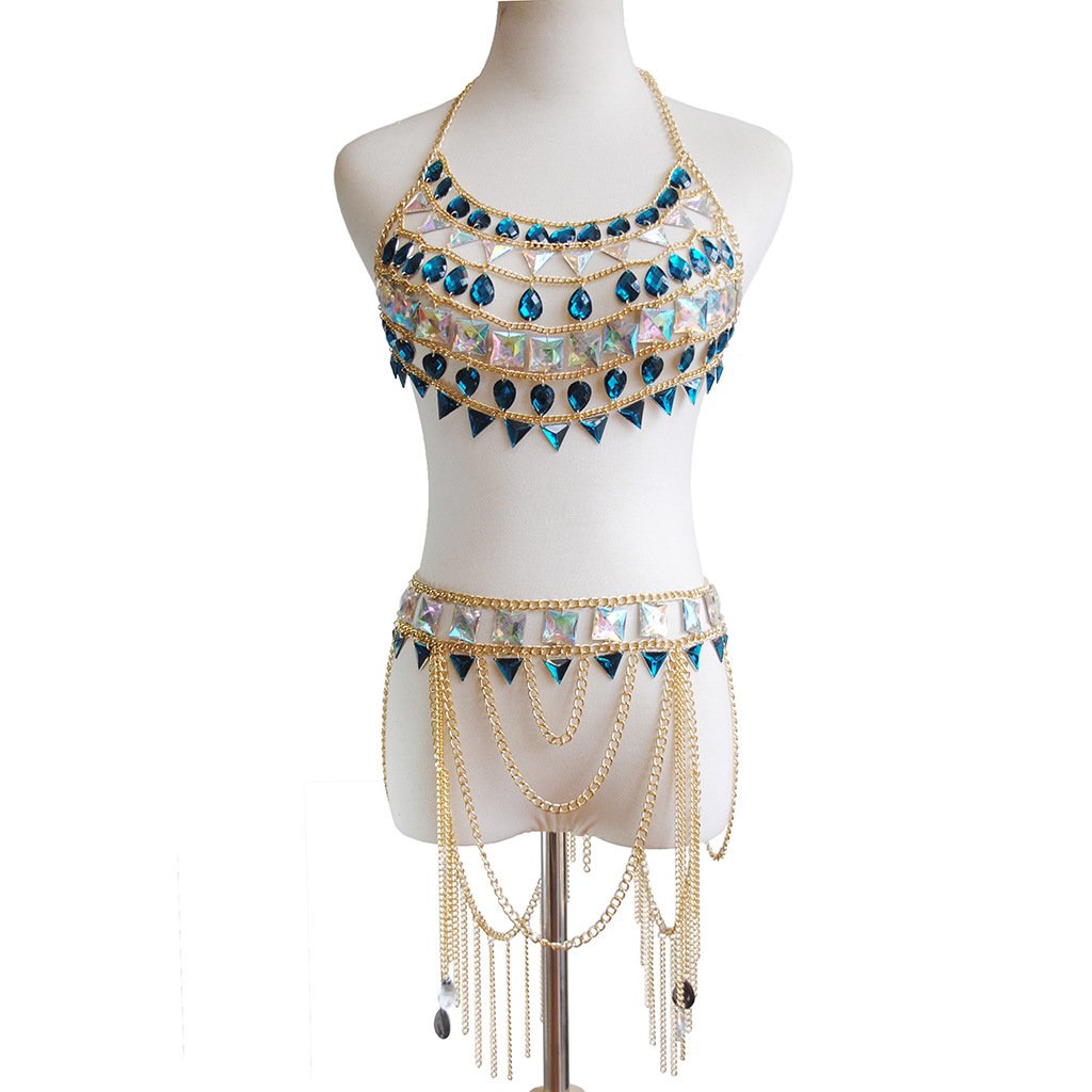Sparkle Warrior Chain Jewelry Top