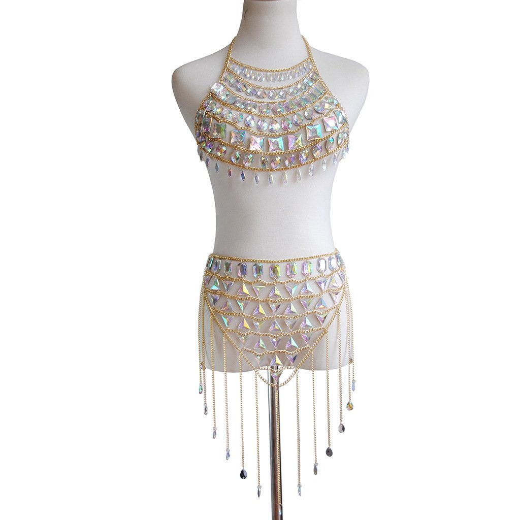 Iridescent Gem Body Jewelry Set