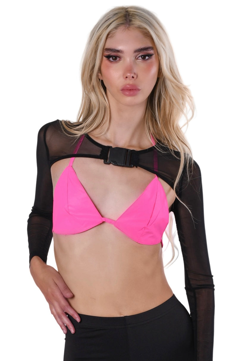 Barbie Pink Rave Bikini Top