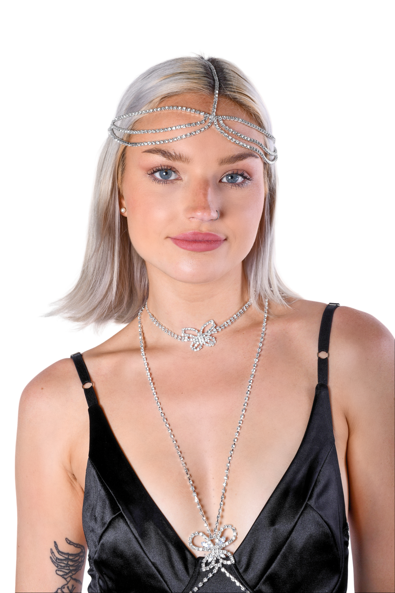 Rhinestone Head Jewelry Piece
