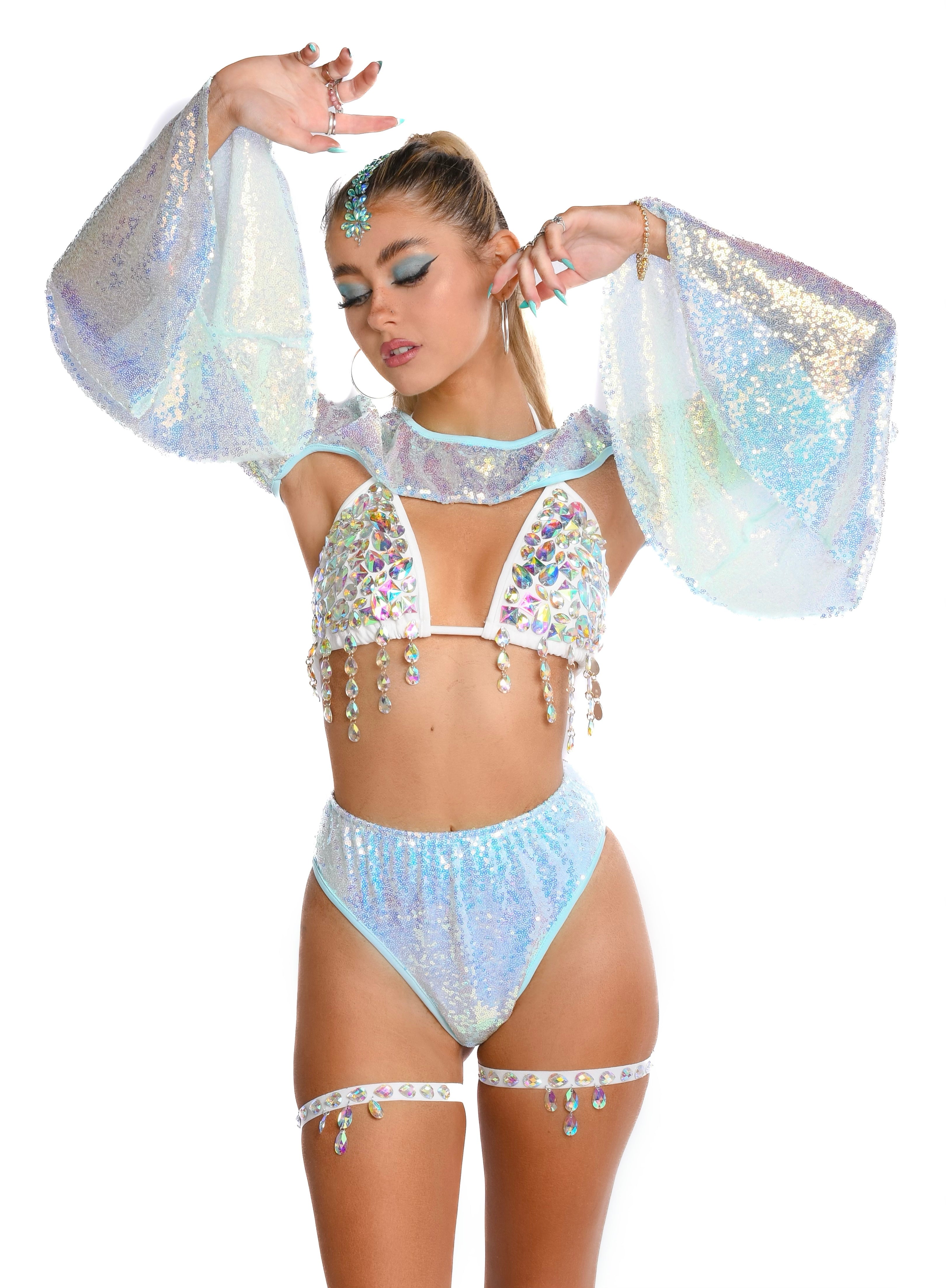 Angel Adult LED Sexy Costume, Rave Bra, Theatre, Rave Outfit, Rave