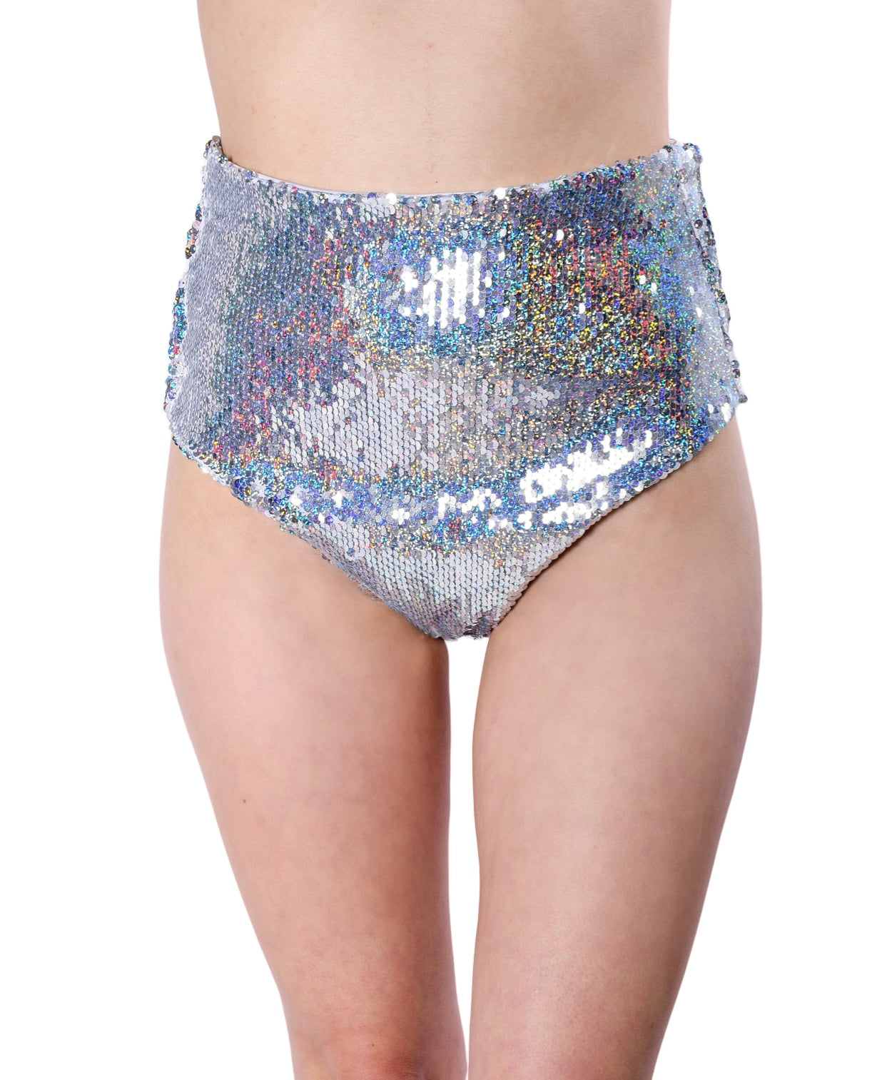 Shimmer Star Sequin High Waisted Bottom