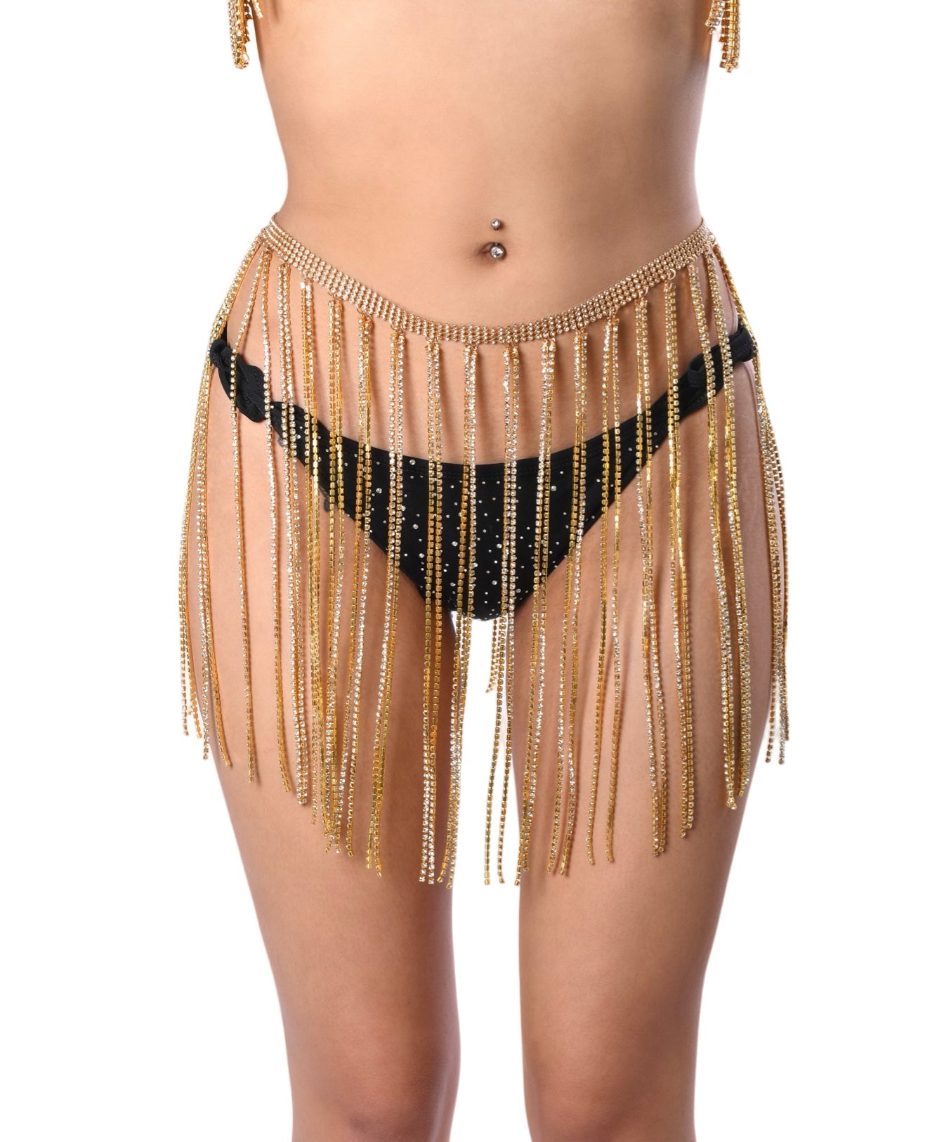 Gold Honey Chain Skirt