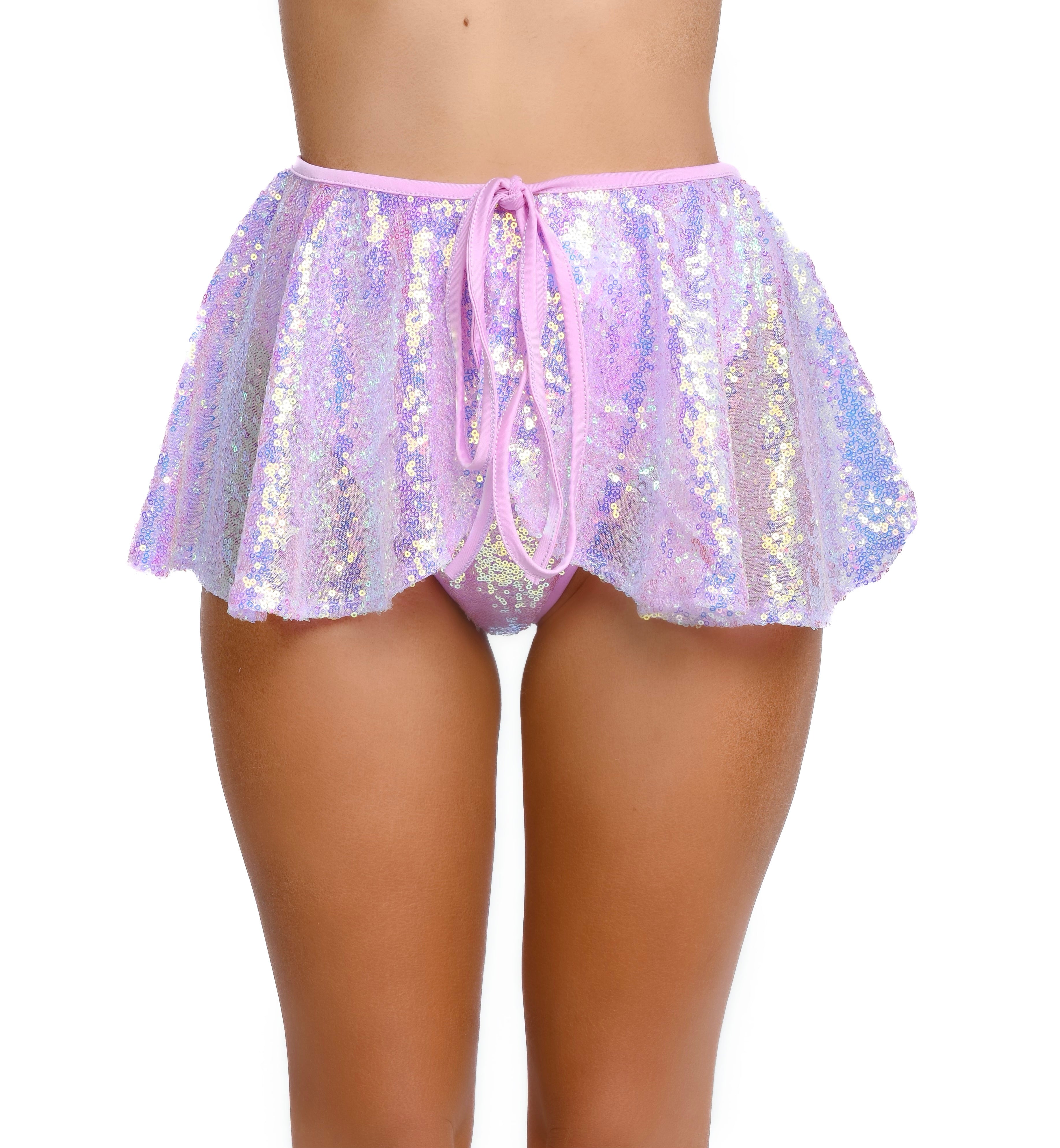 Lilac Goddess Sequin Skirt