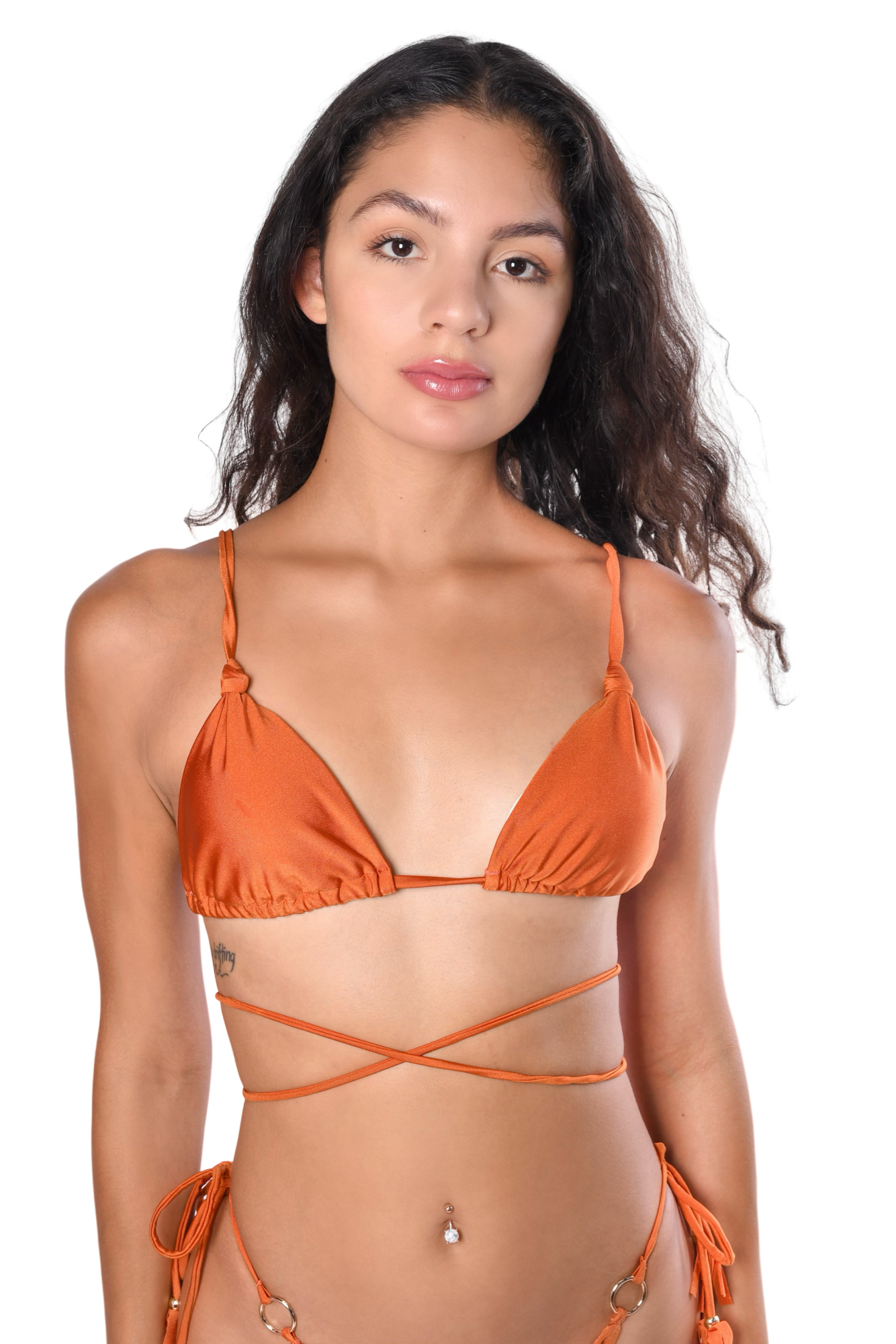 Burnt Orange Bikini Swimwear Set