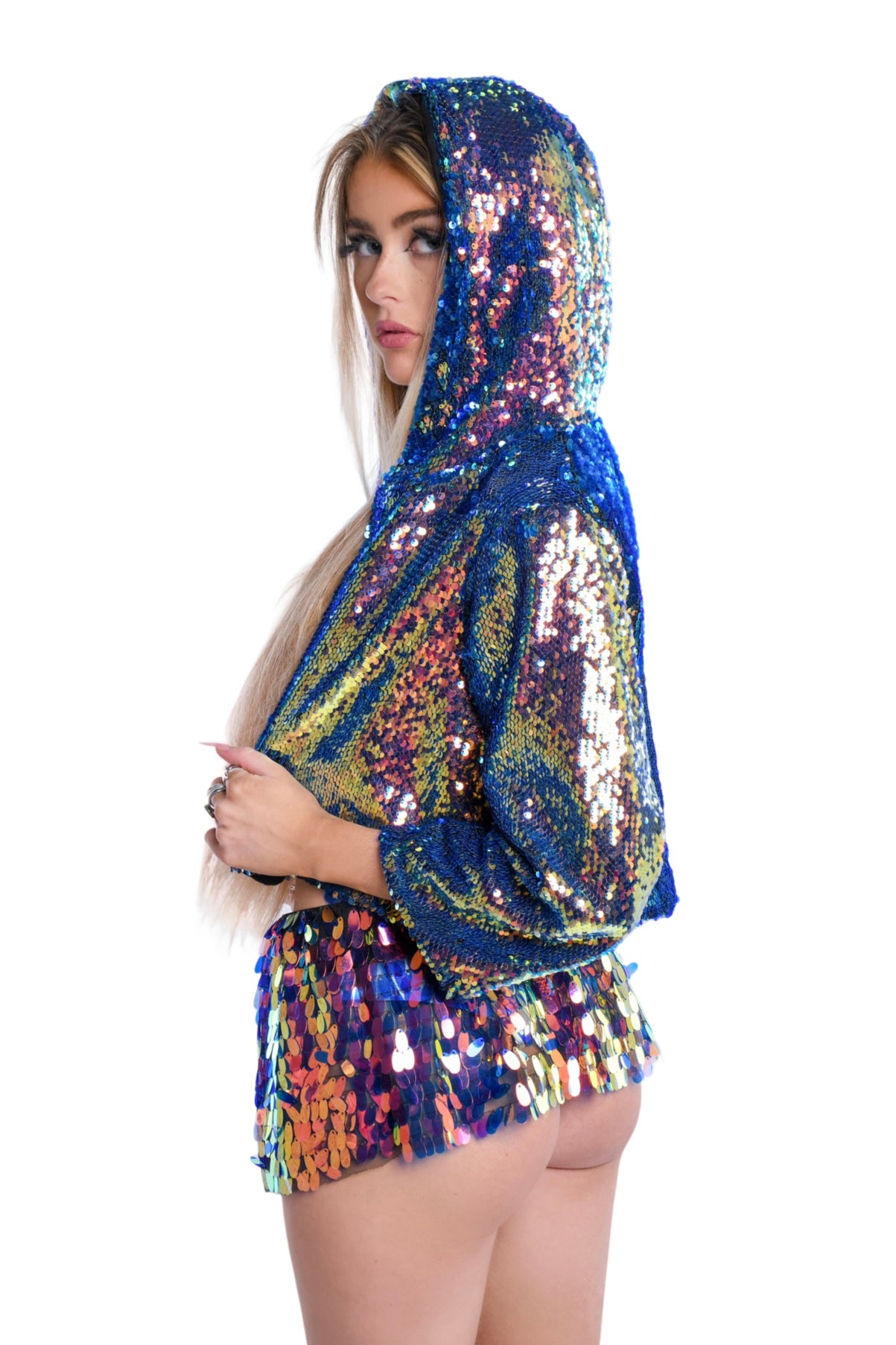 Sequin Cropped Jacket - Nova