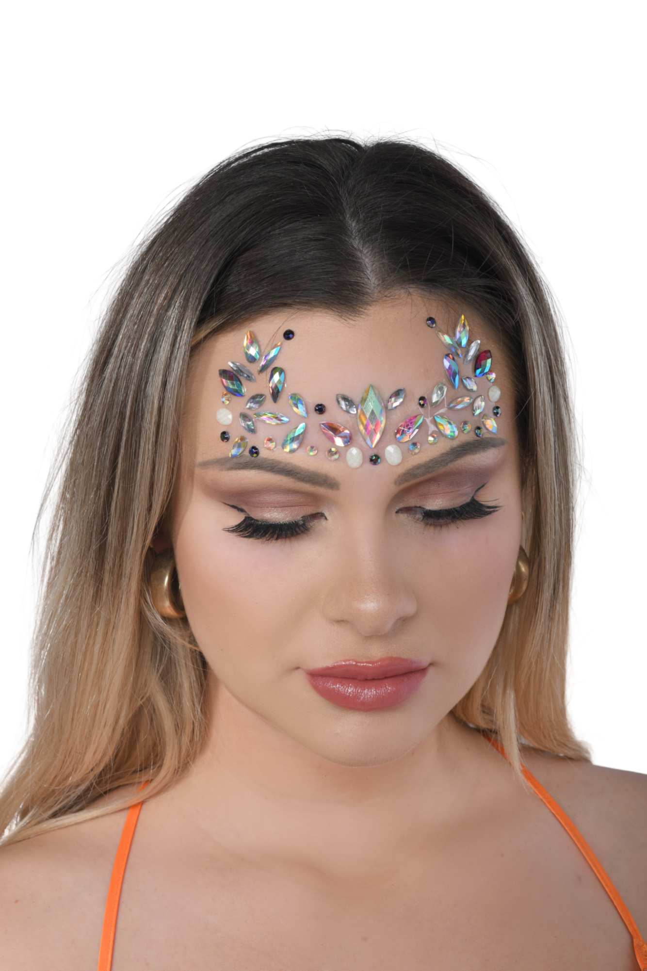 Angel Aura Rhinestone Crystal Face Jewels