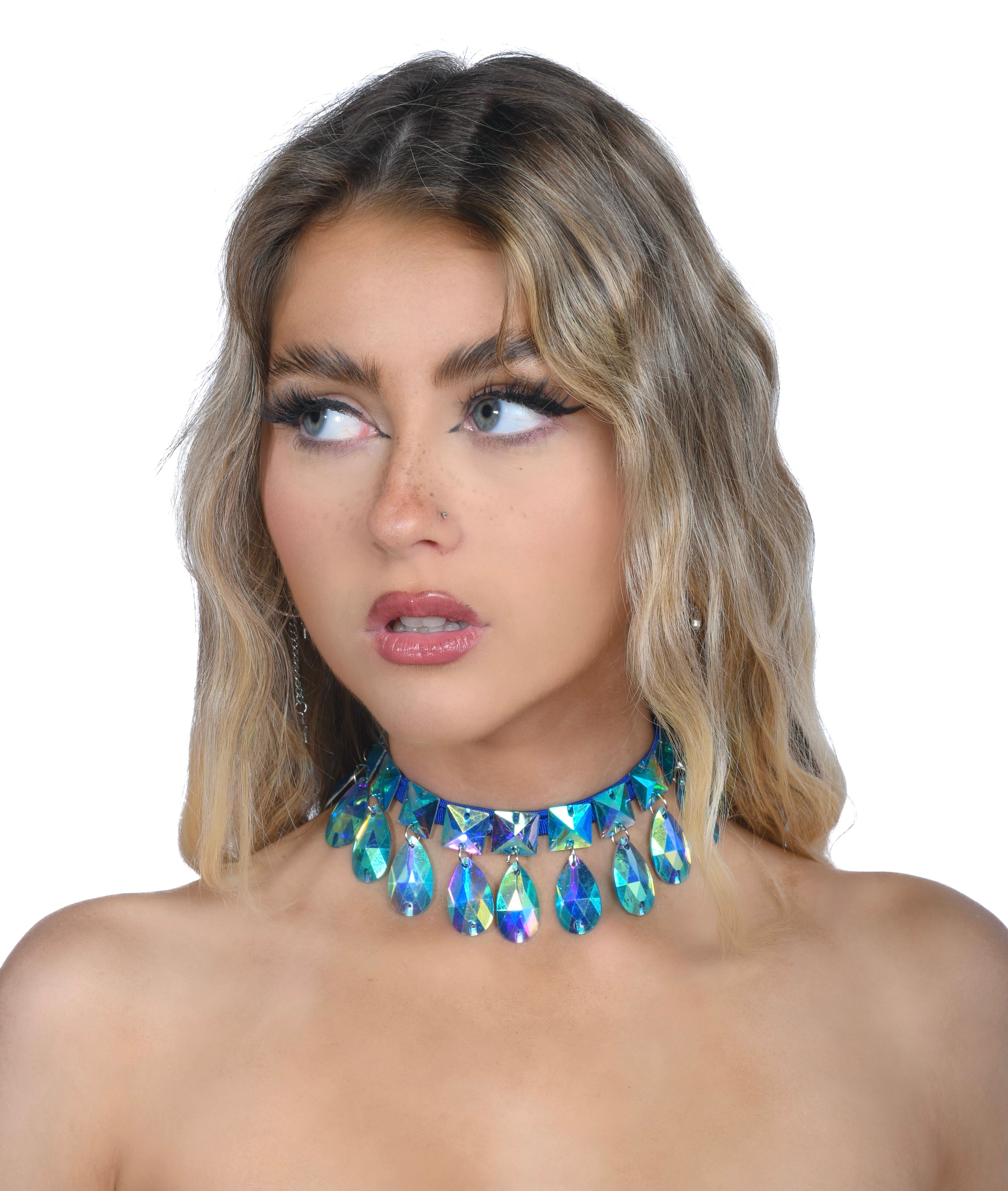 Blue Sapphire Carnival Necklace