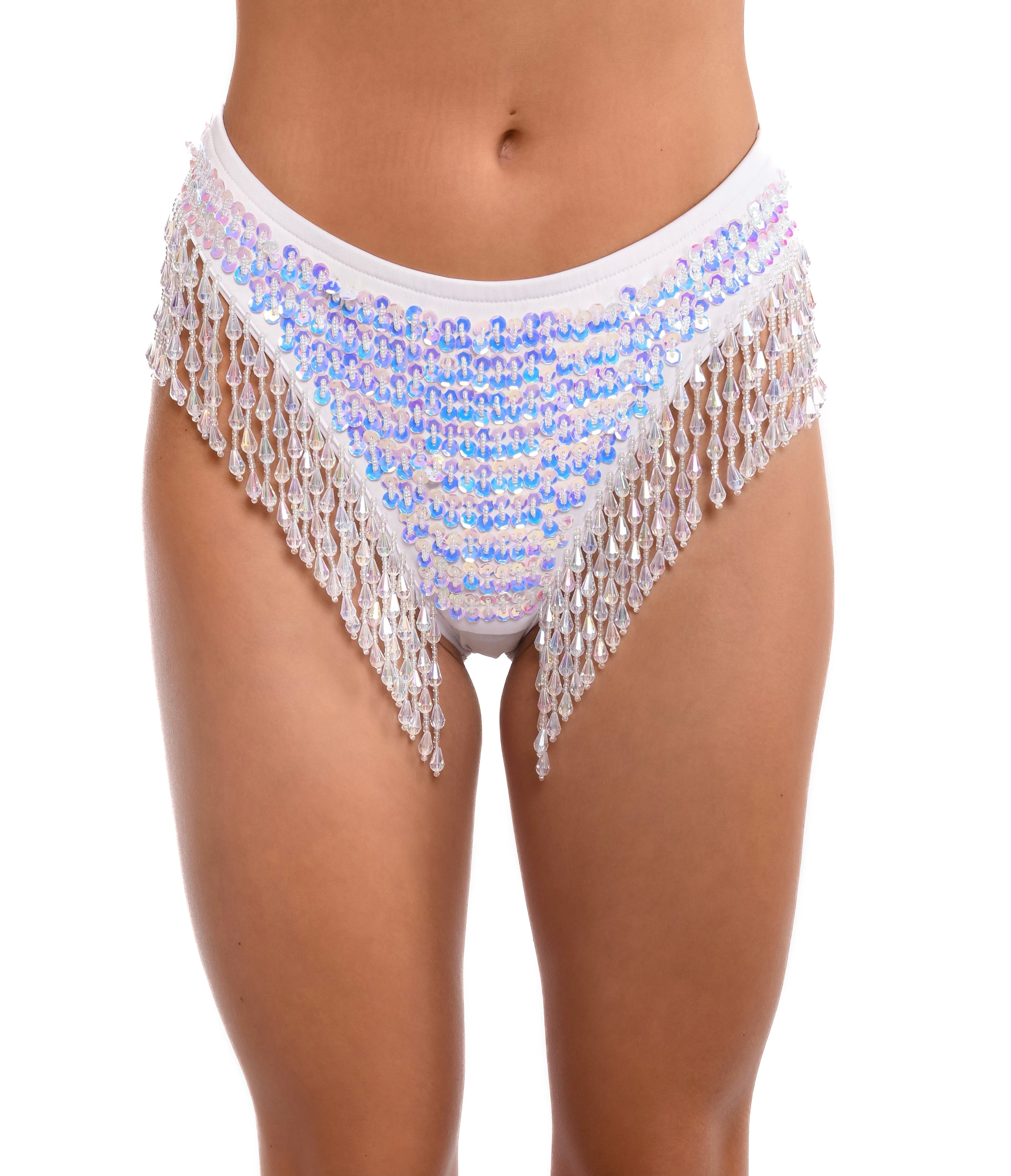 Hand Stitched Sequin Bottoms- Ice Fairy