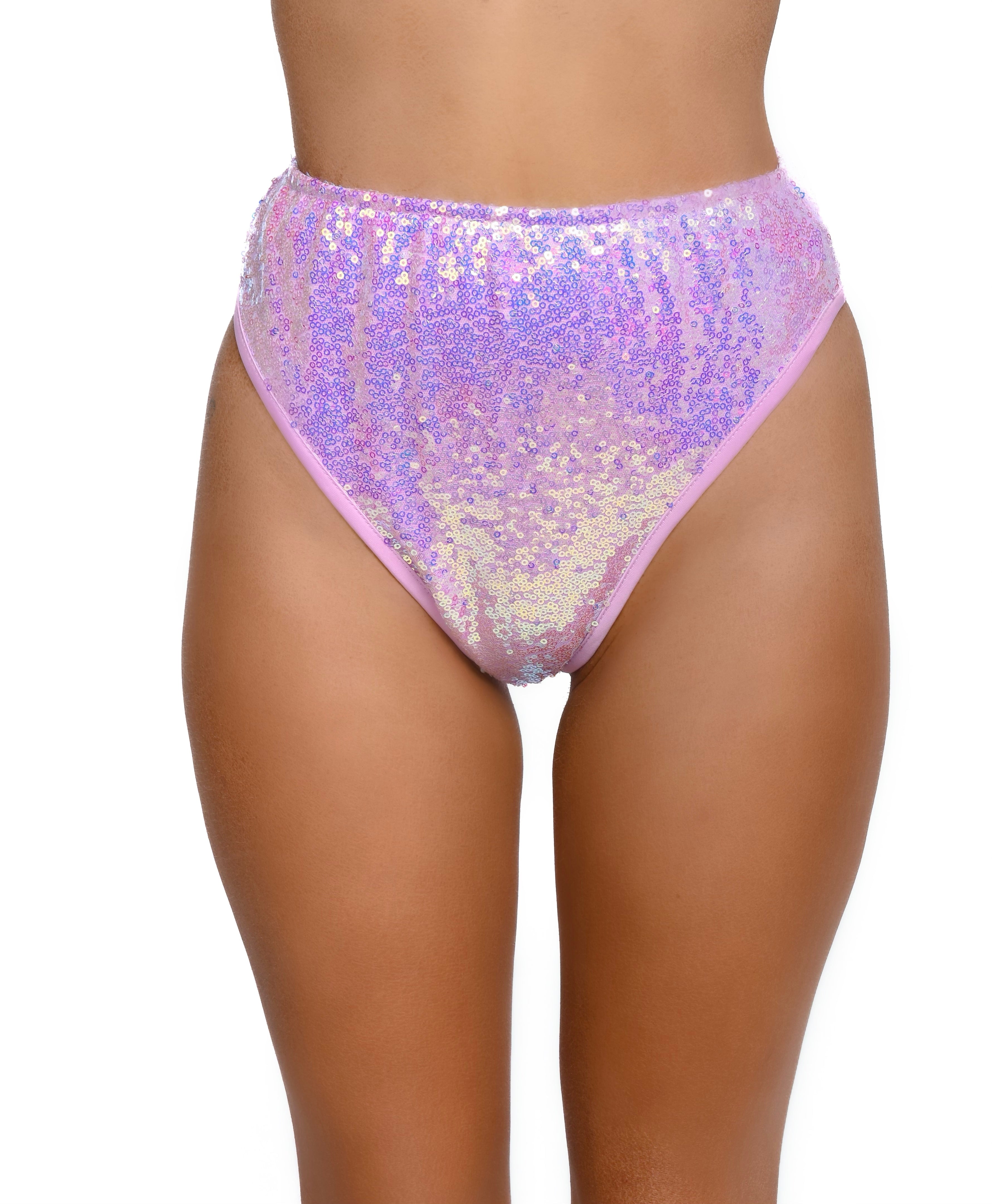 Lilac Goddess Sequin Bottoms