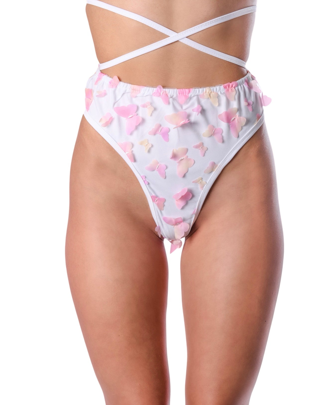 Pink Butterfly 3D Bottoms