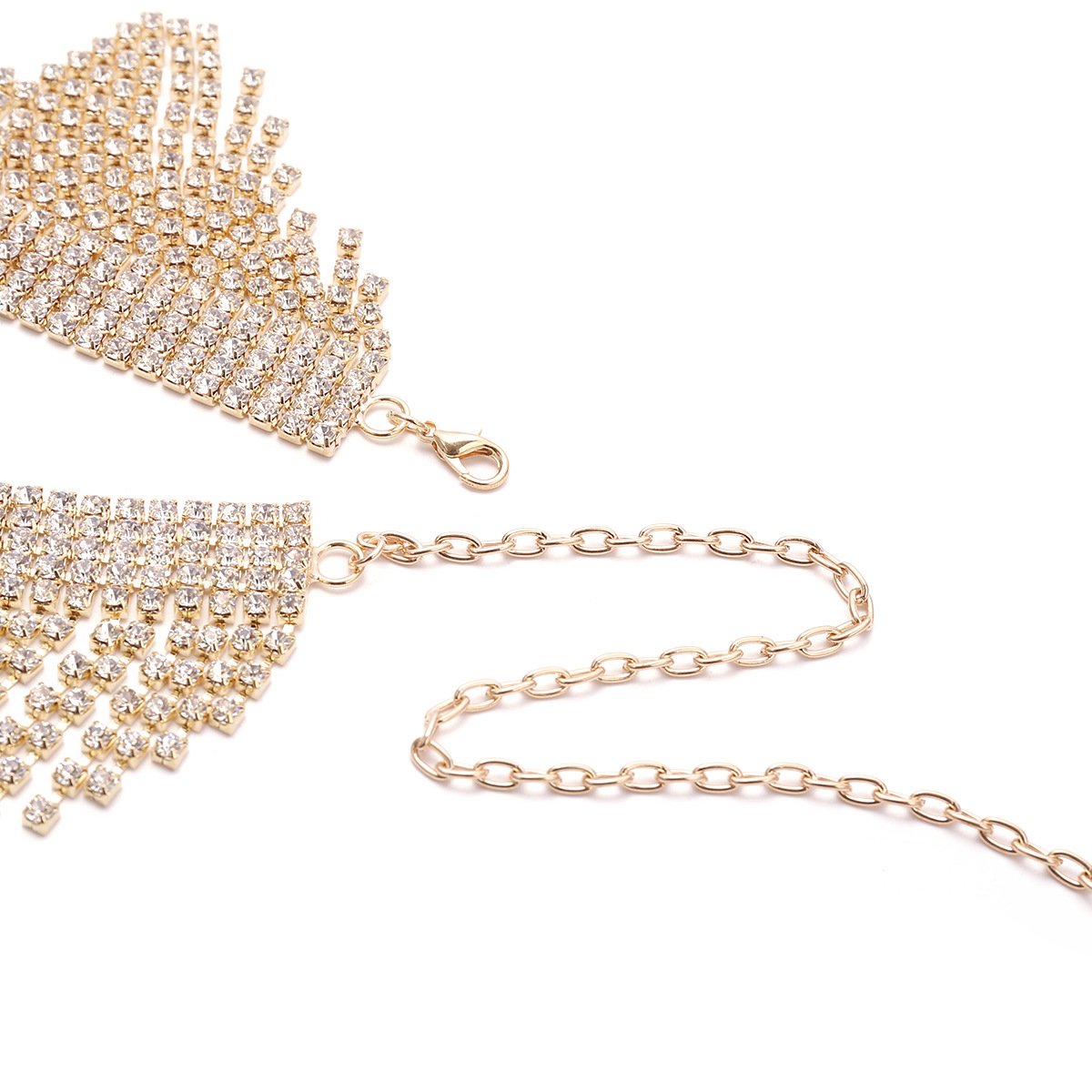 Crystal Rhinestone Jewelry Chain Belt