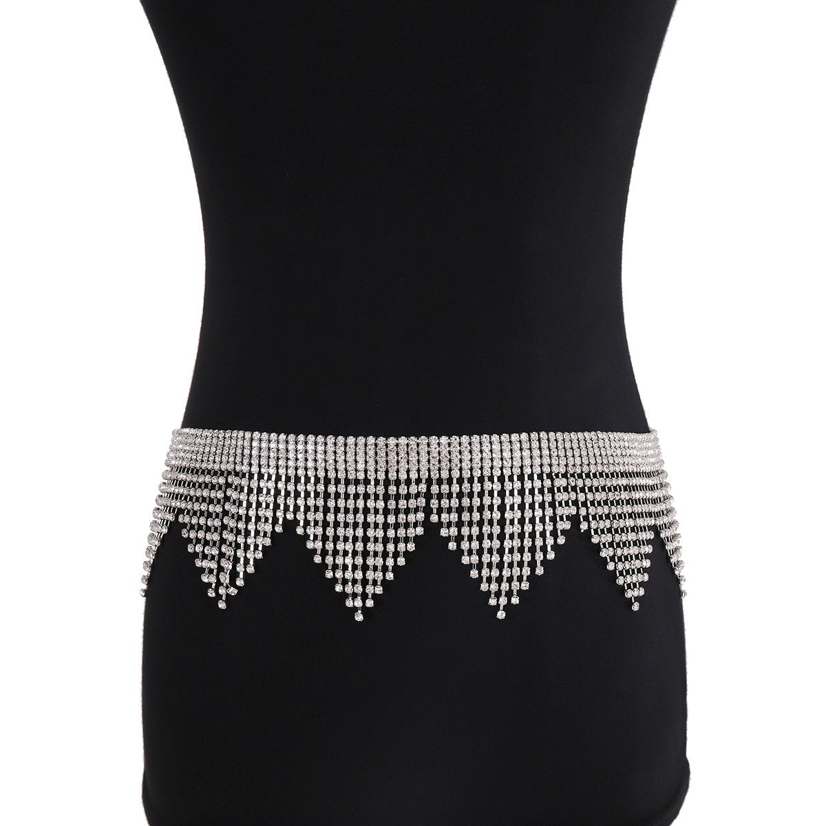 Crystal Rhinestone Jewelry Chain Belt