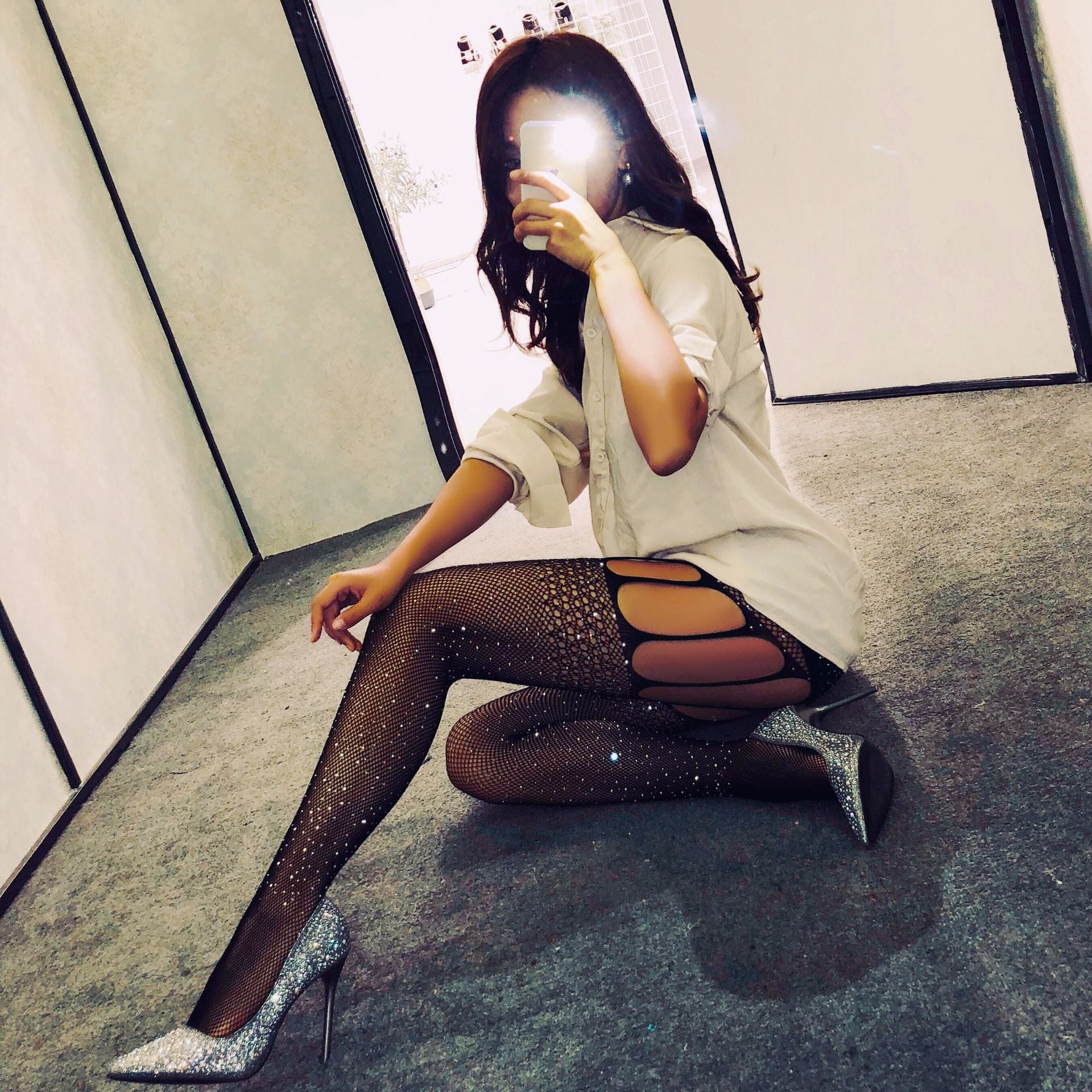 Diamond Fishnet Stockings