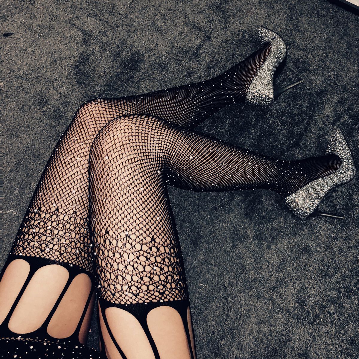Diamond Fishnet Stockings