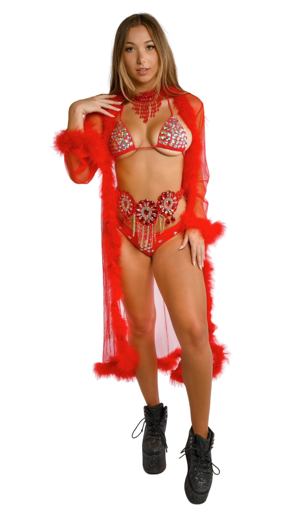 FULL OUTFIT- Daisy Red