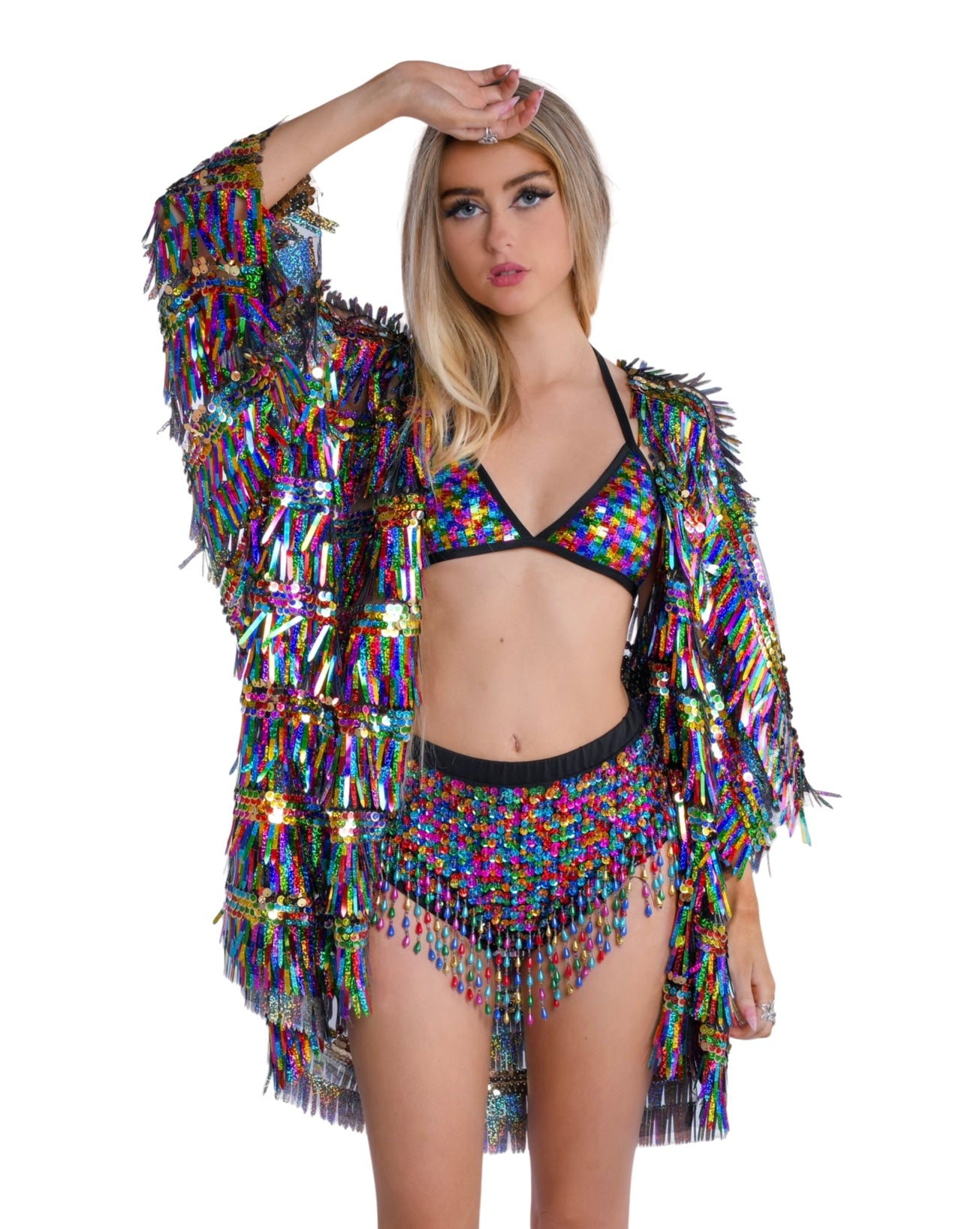 Special Sequin Kimono- Kaleidoscope