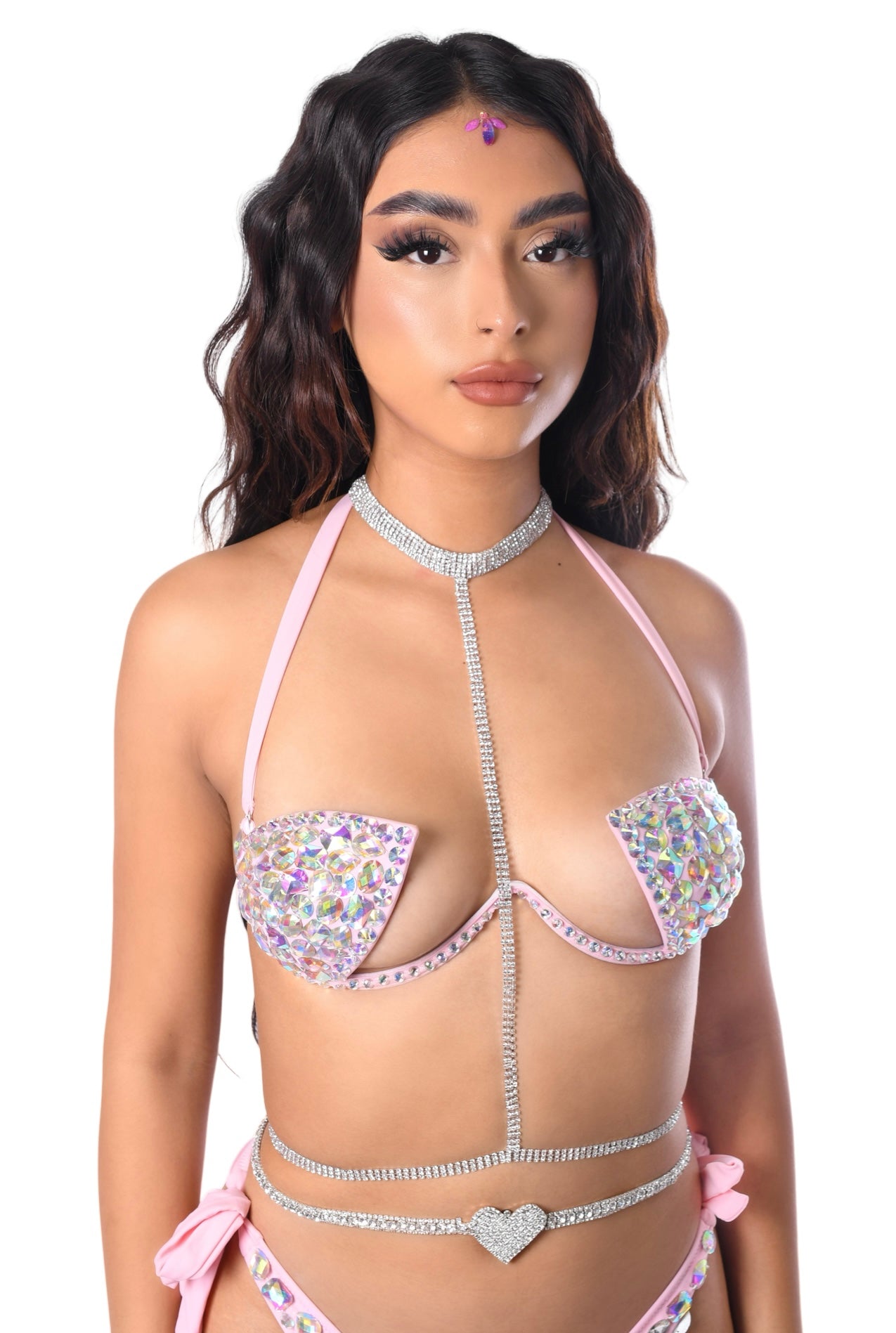 Glam Babe Carnival Bra Top