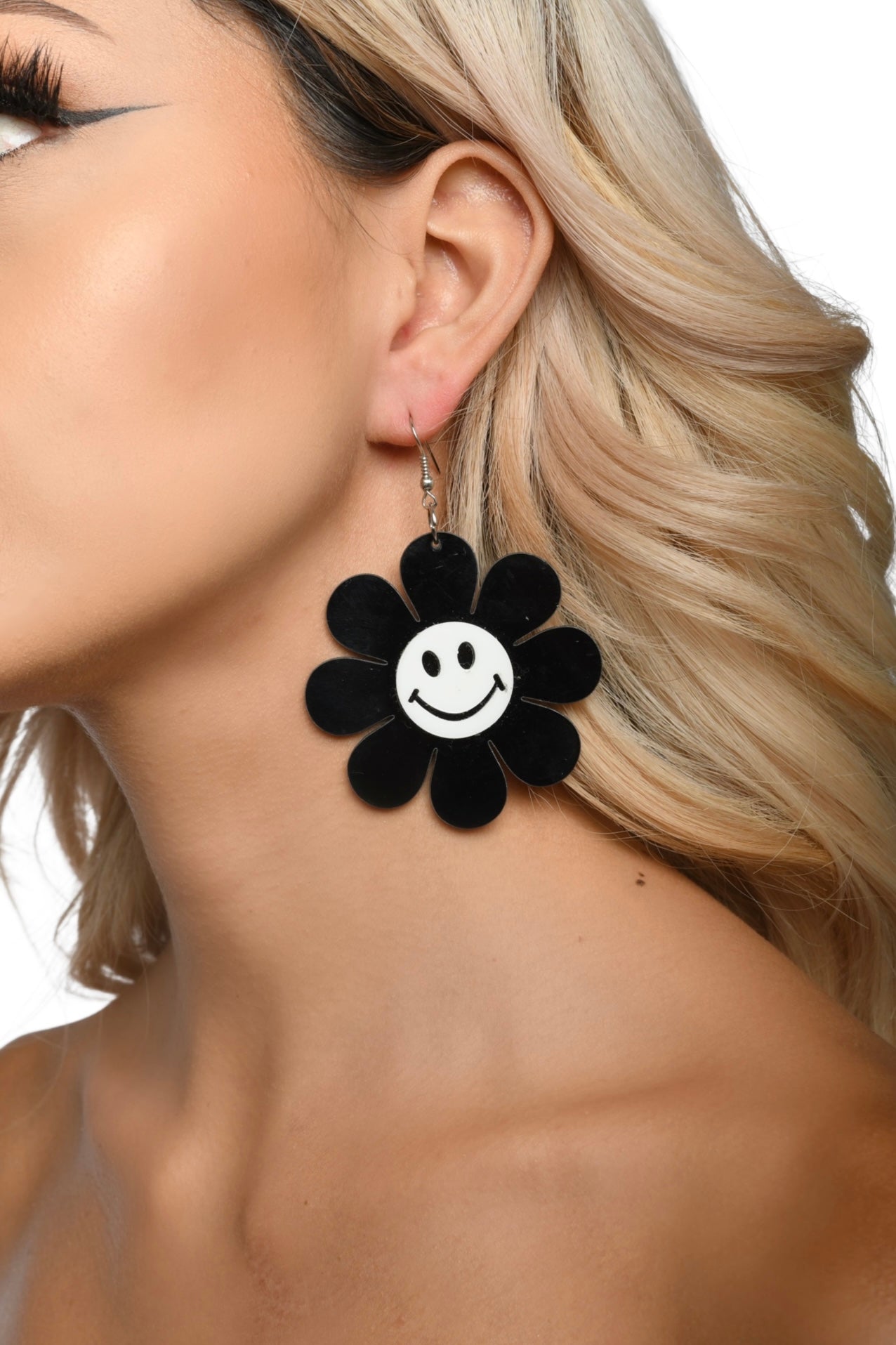 Smiley Flower Earrings