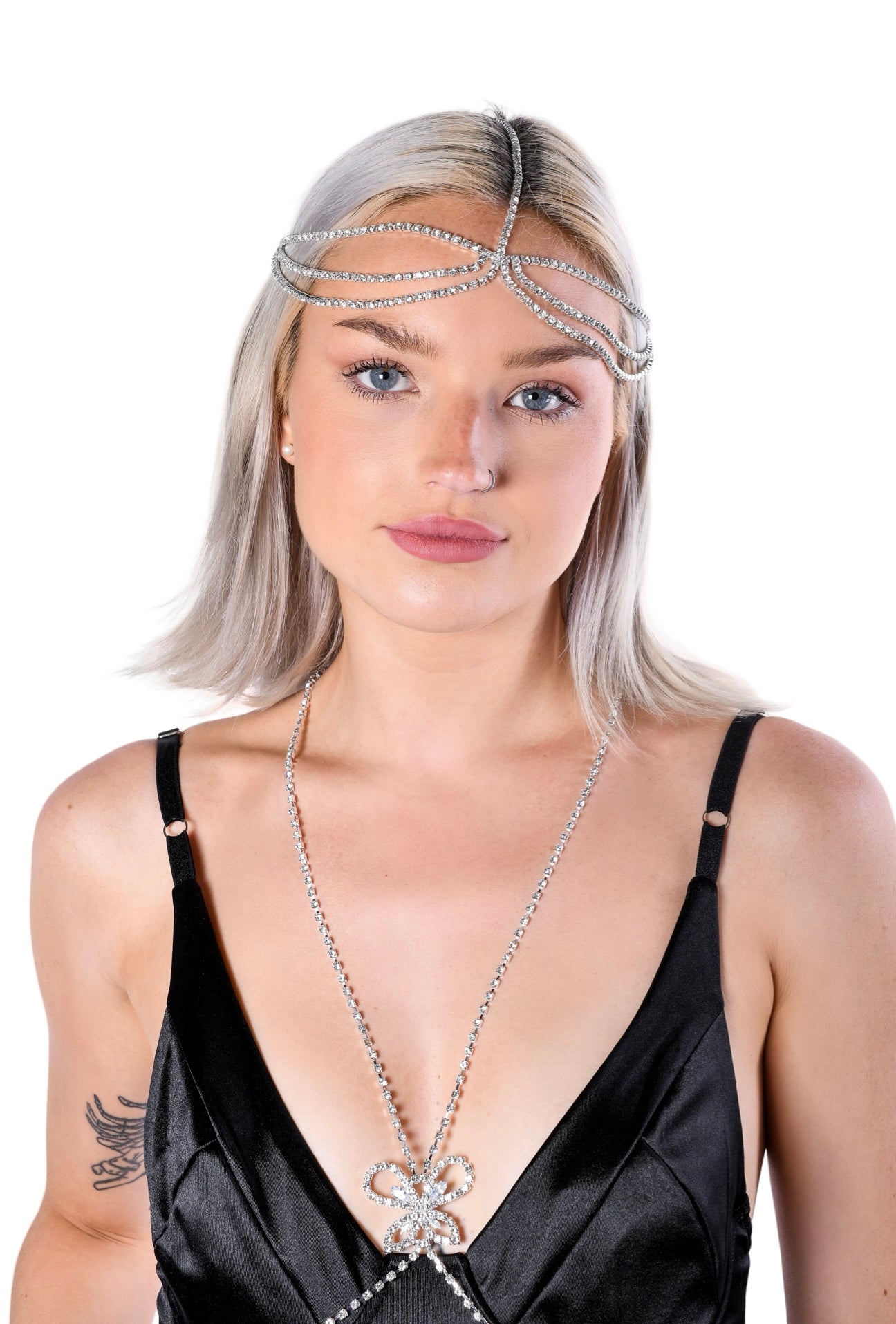 Rhinestone Head Jewelry Piece