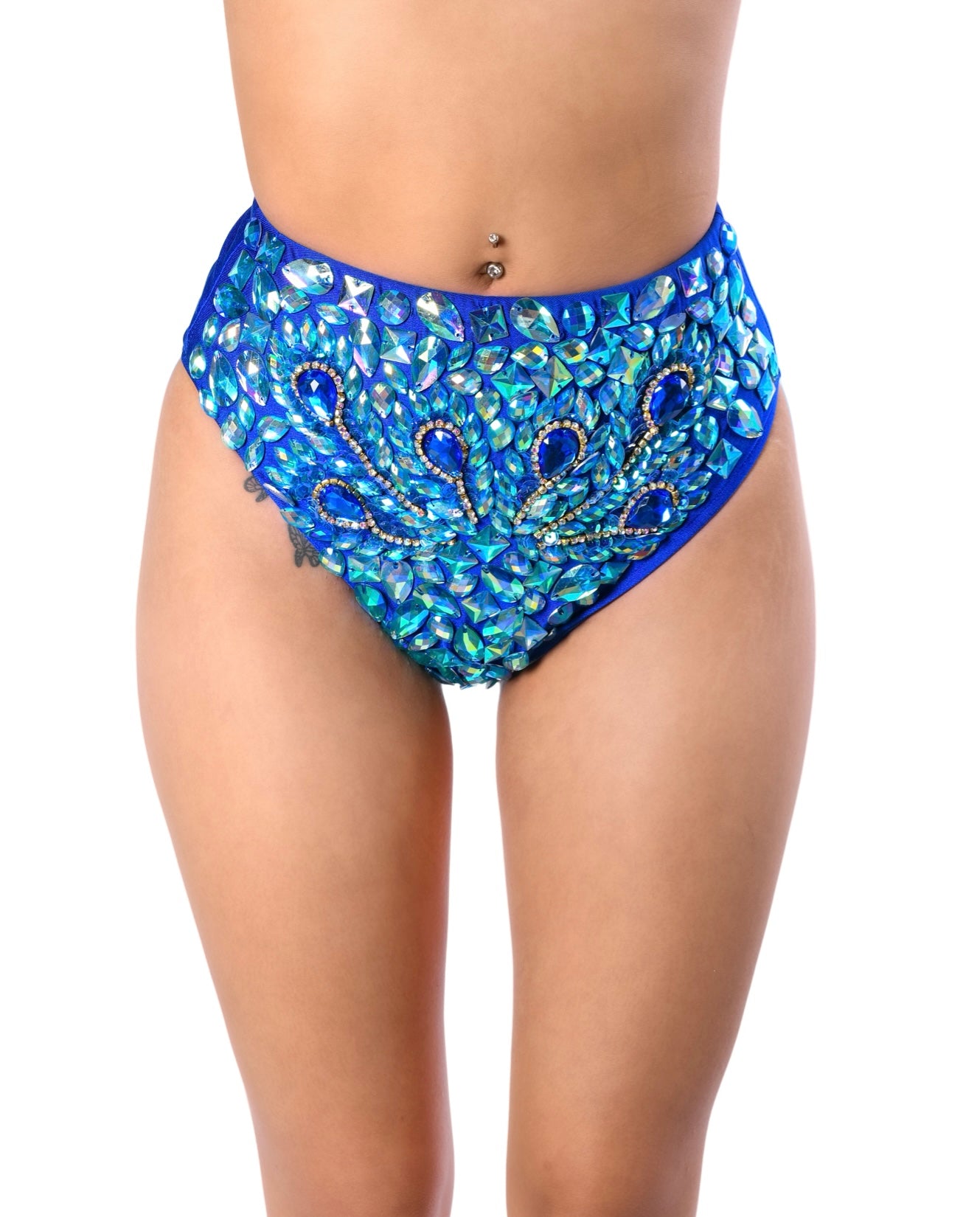 Indigo Peacock Carnival Bottoms