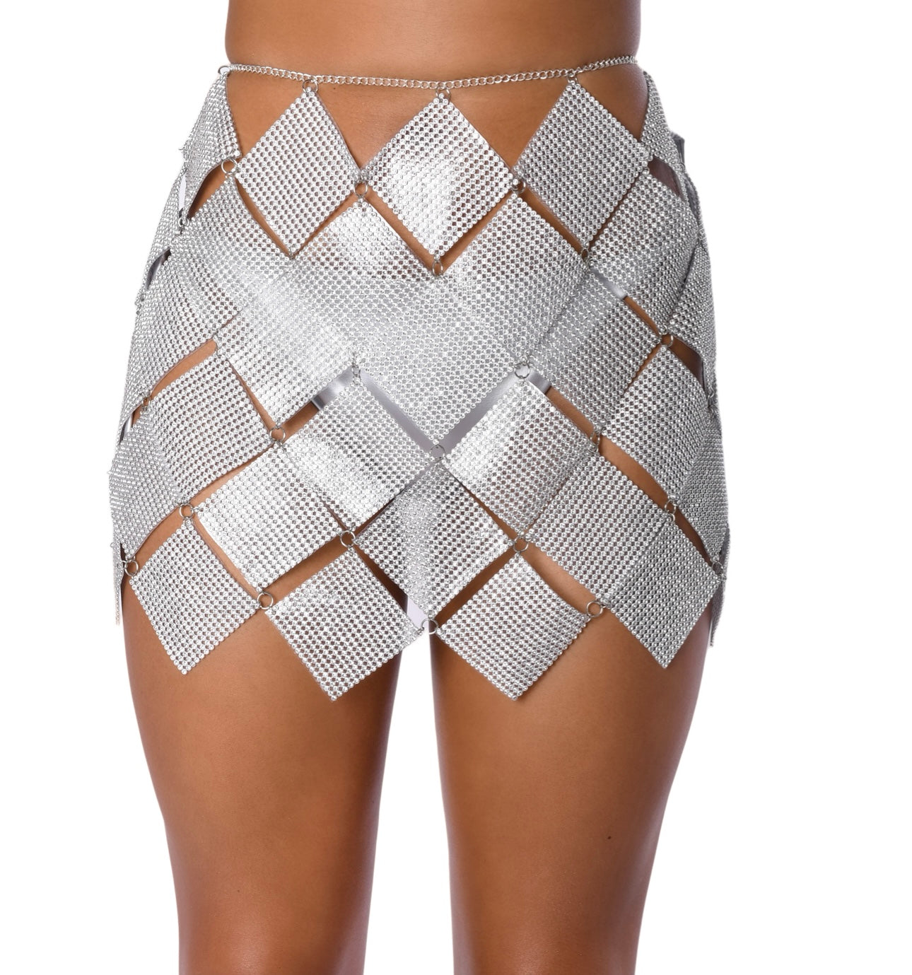 Diamond Girl Rhinestone Skirt