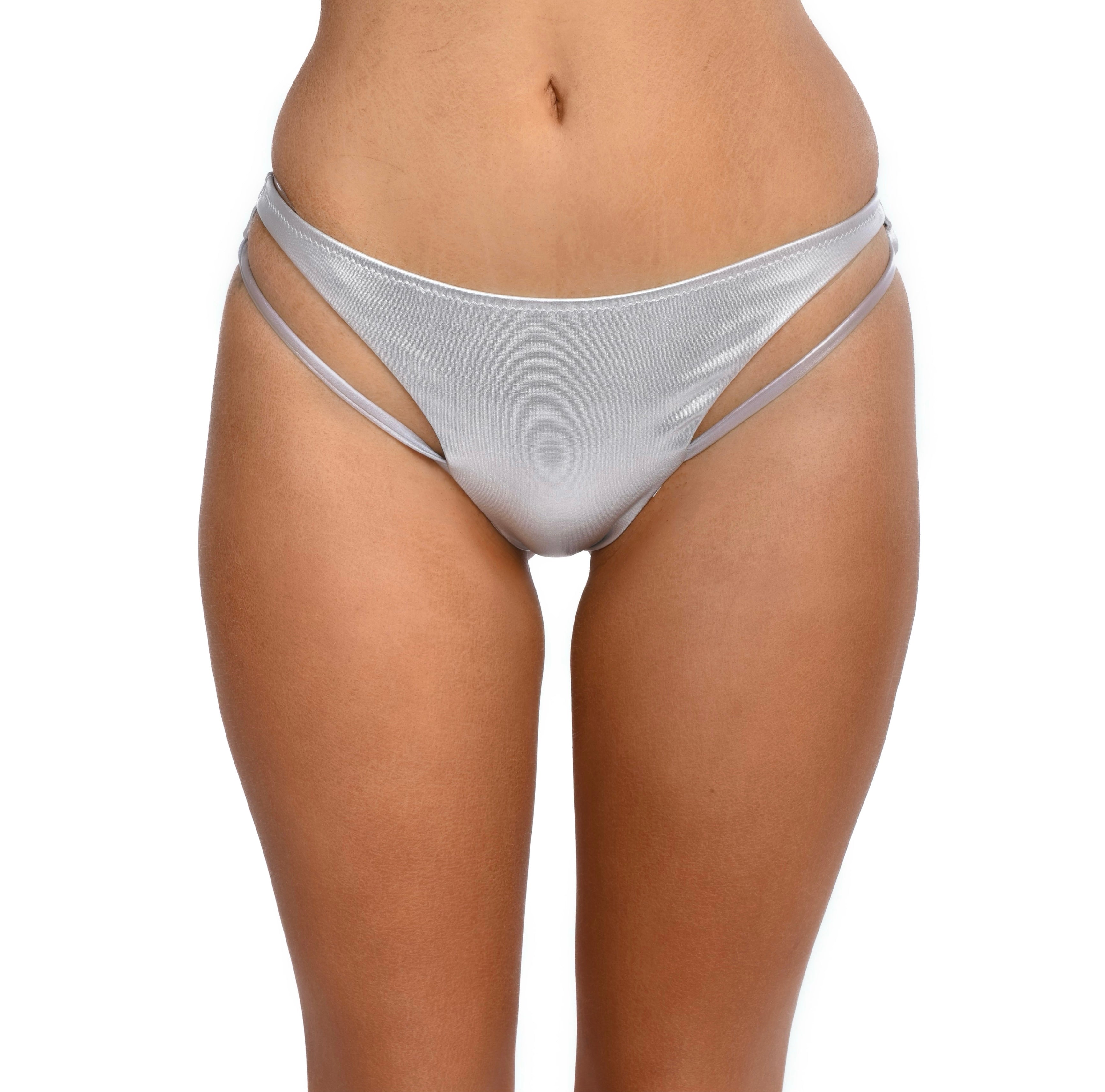 Silver Cutout Bottoms