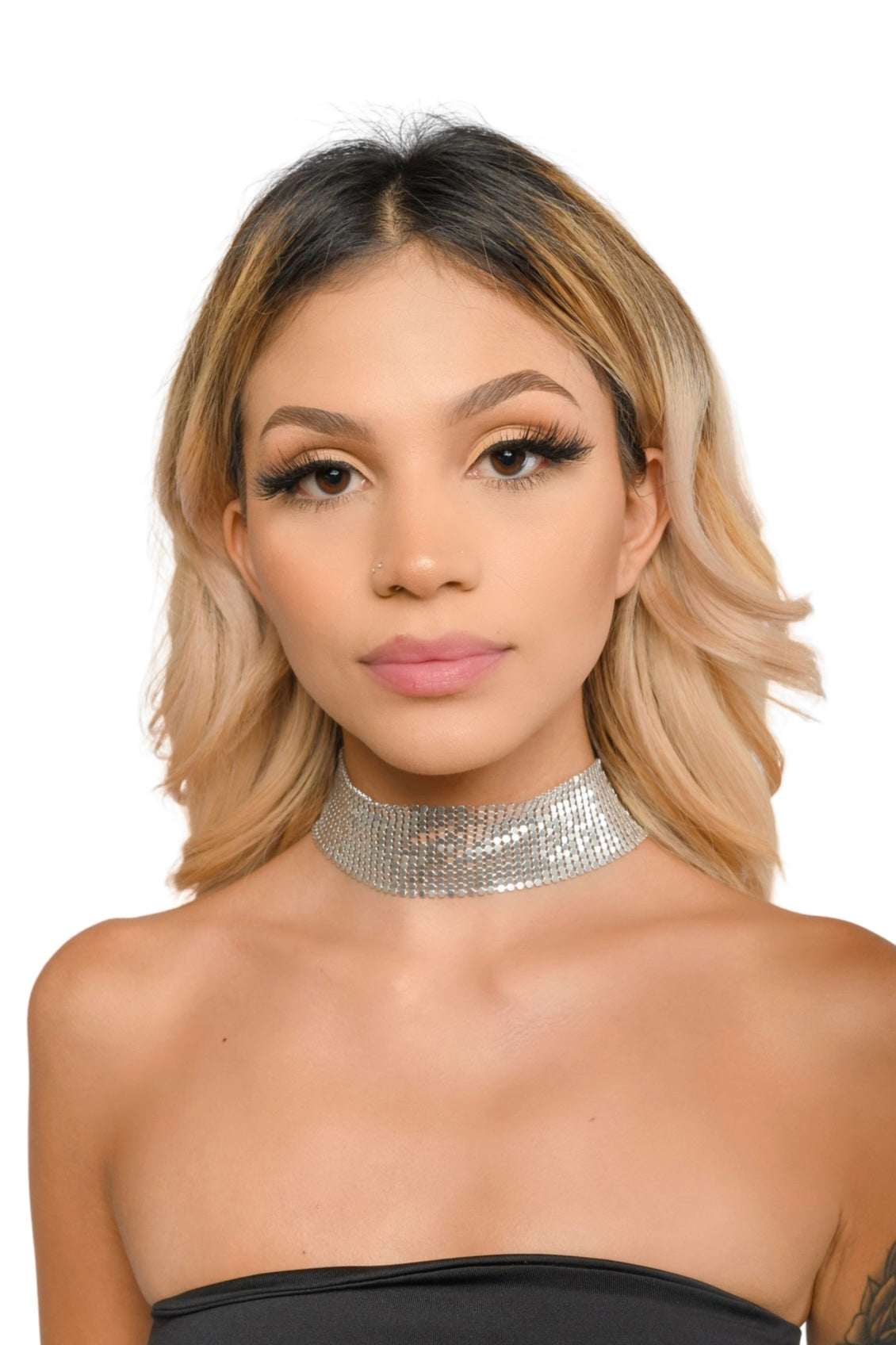 Silver Metallic Necklace