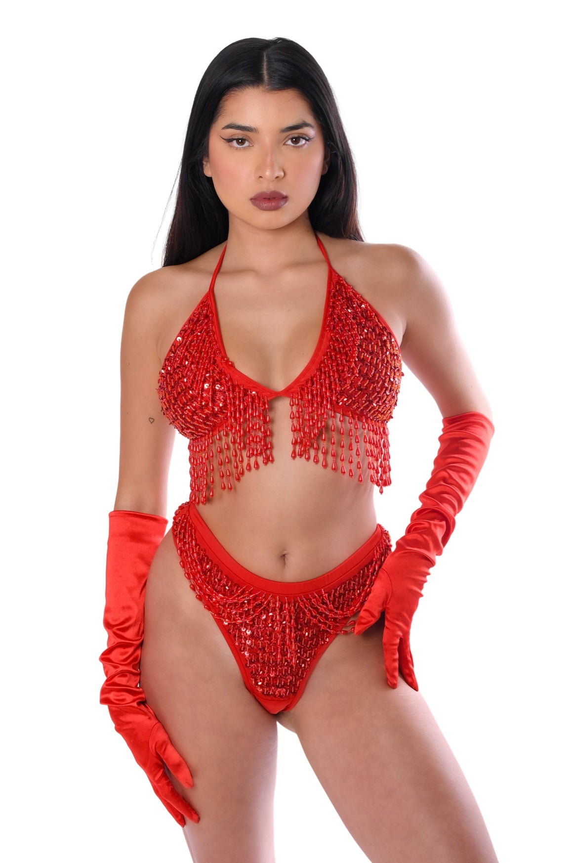 Hand Stitched Sequin Set- Valentine