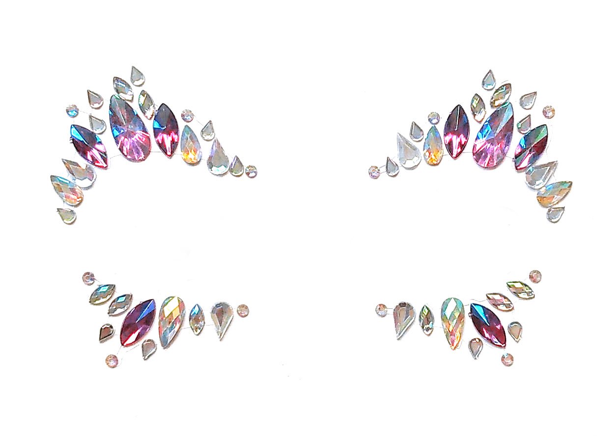 Violet Spell Rhinestone Crystal Face Jewels