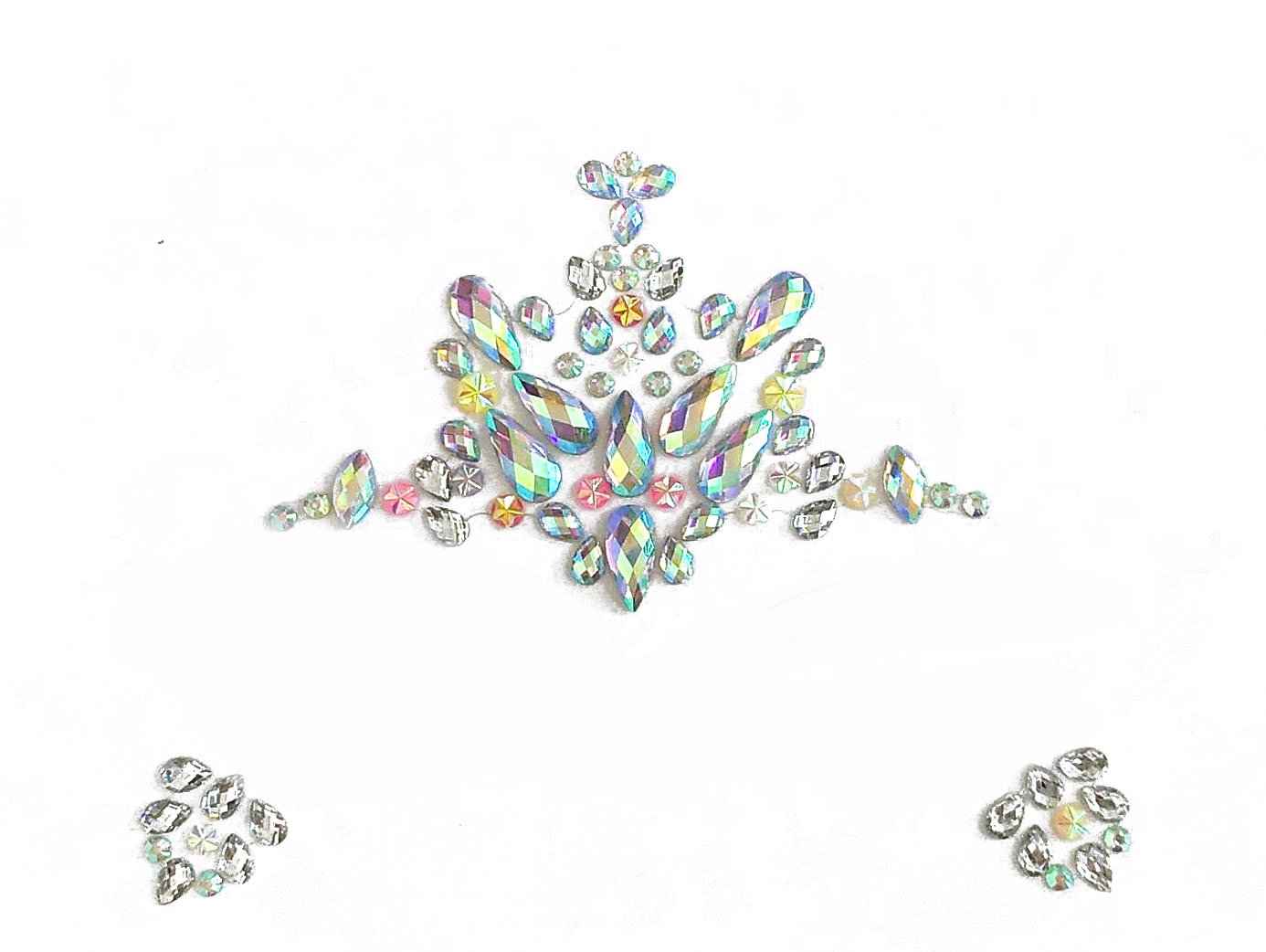Ice Daughter Rhinestone Crystal Face Jewels