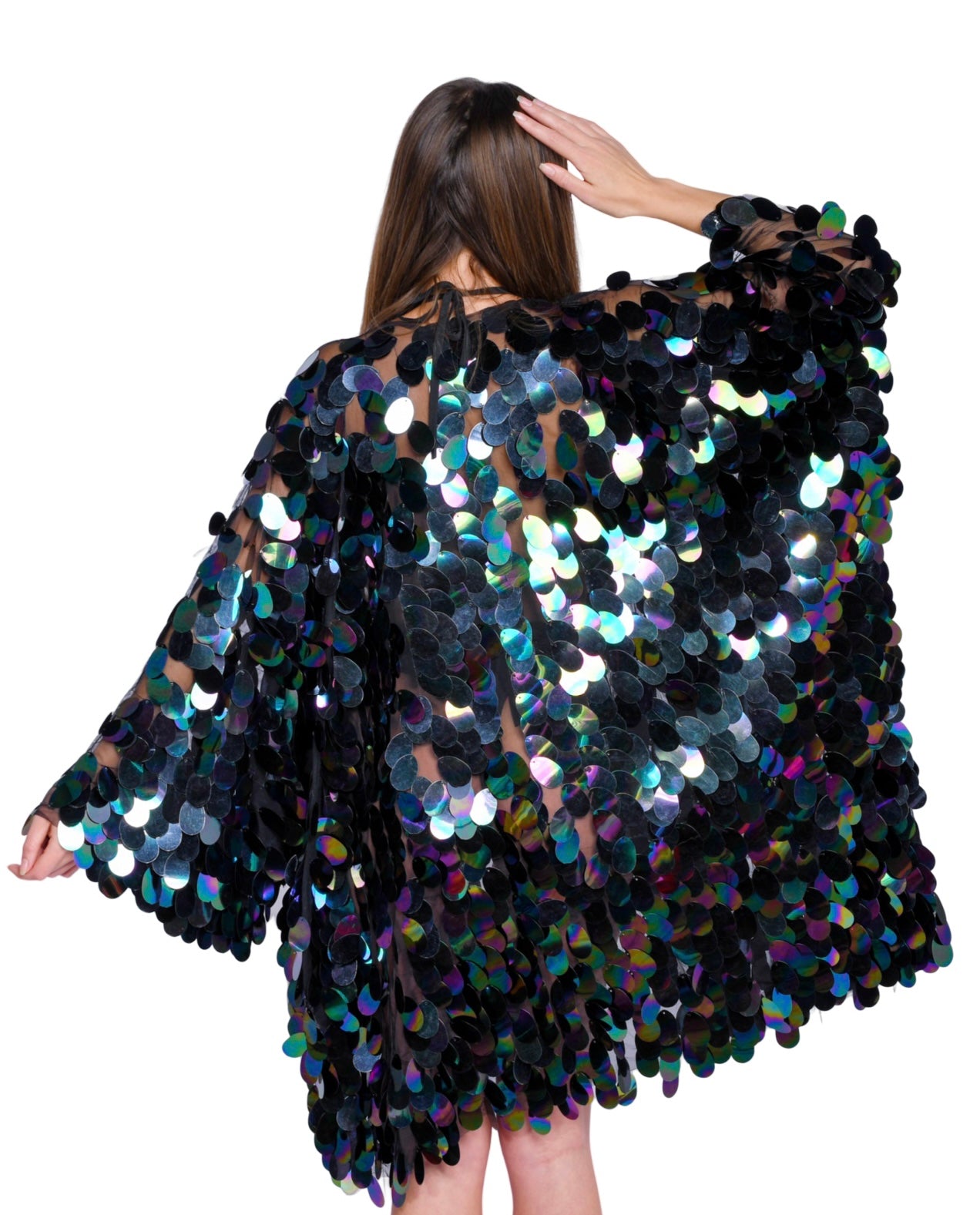 Aura Unicorn Goddess Sequin Kimono Rave clothes,rave outfits,edc THE LUMI SHOP Aura Unicorn Goddess Sequin Kimono Rave clothes,rave outfits,edc THE LUMI SHOP