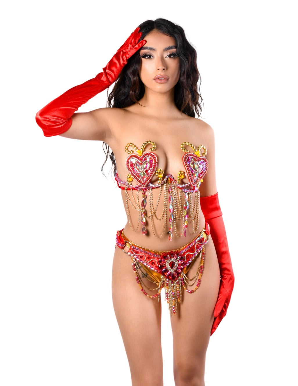 Red Empress Carnival Belt