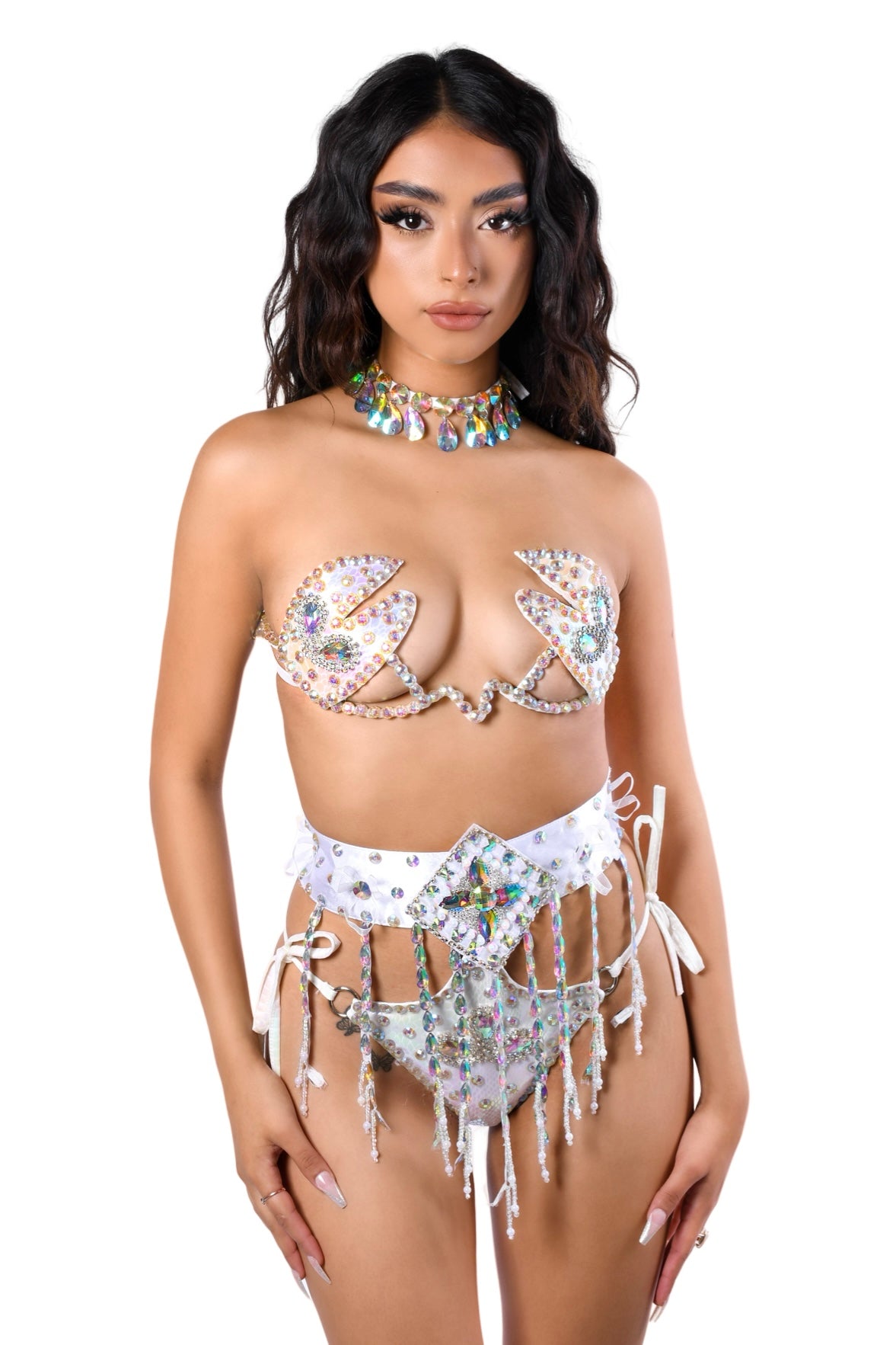 FULL OUTFIT- Carnival Desert Babe (Top+Bottom+Belt+Necklace)