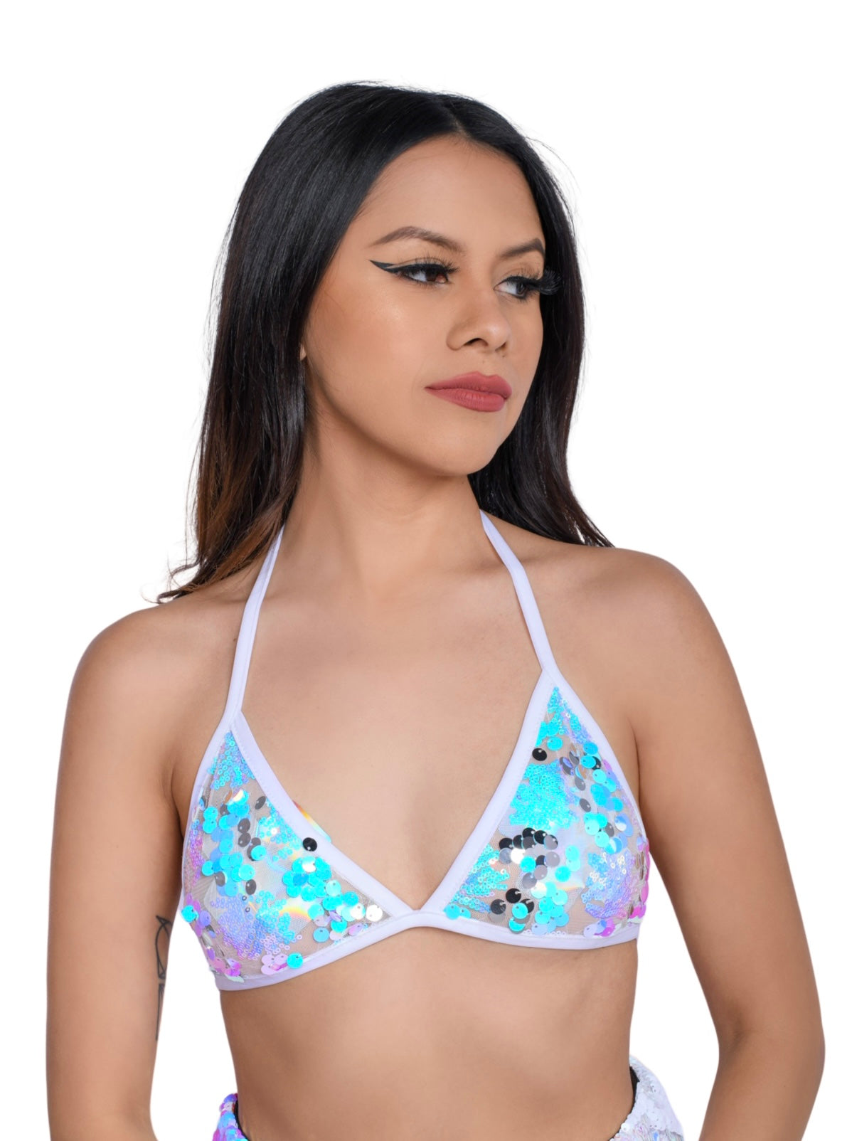 Cosmic Galaxy Sequin Top