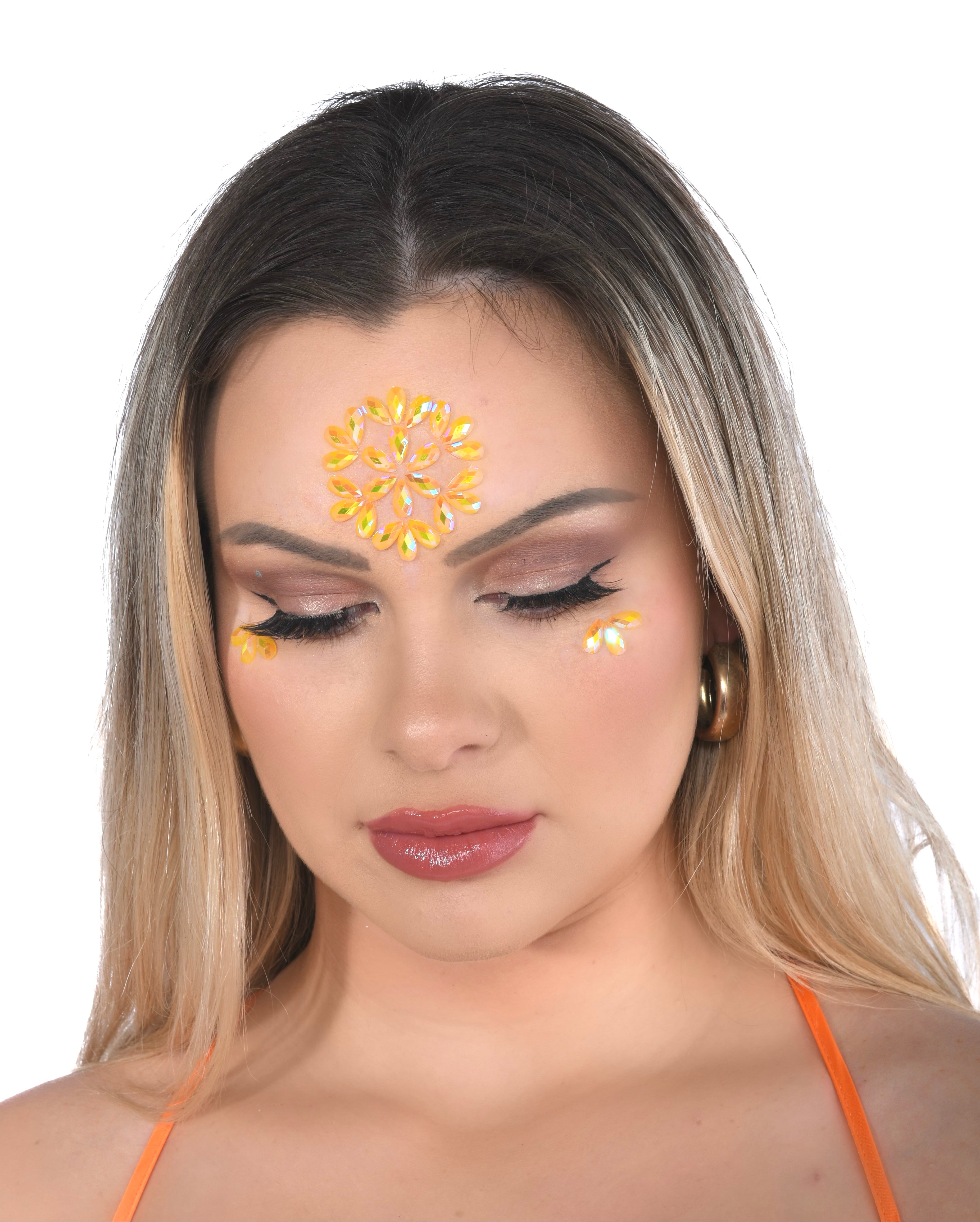 Sunshine Rhinestone Crystal Face Jewels
