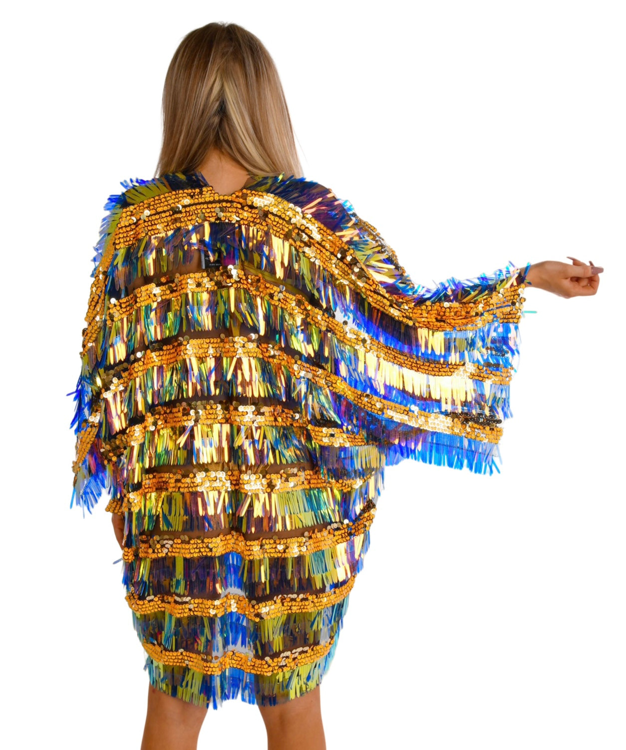 Sequin Kimono- Toucan