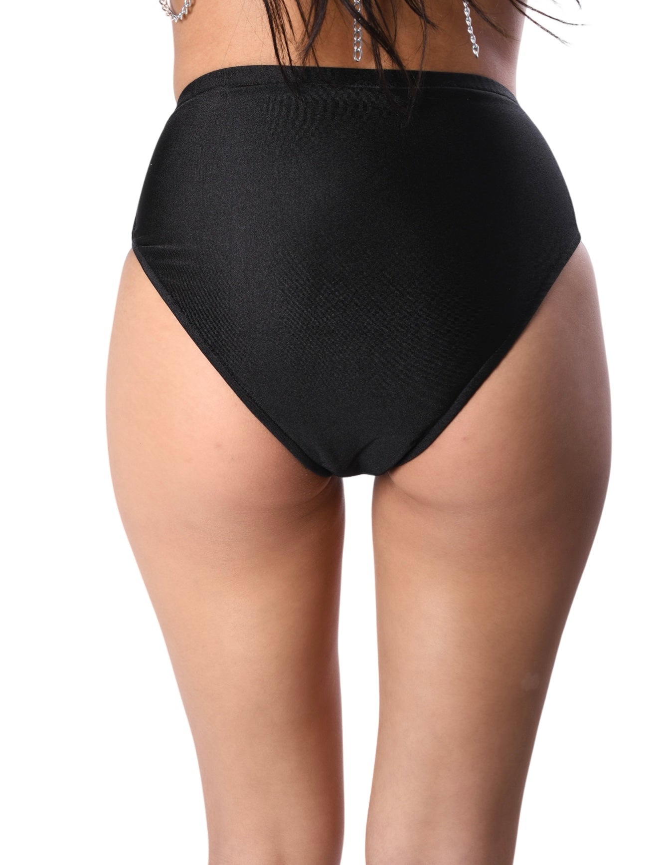 Black rhinestone Iridescent Gem Bottoms